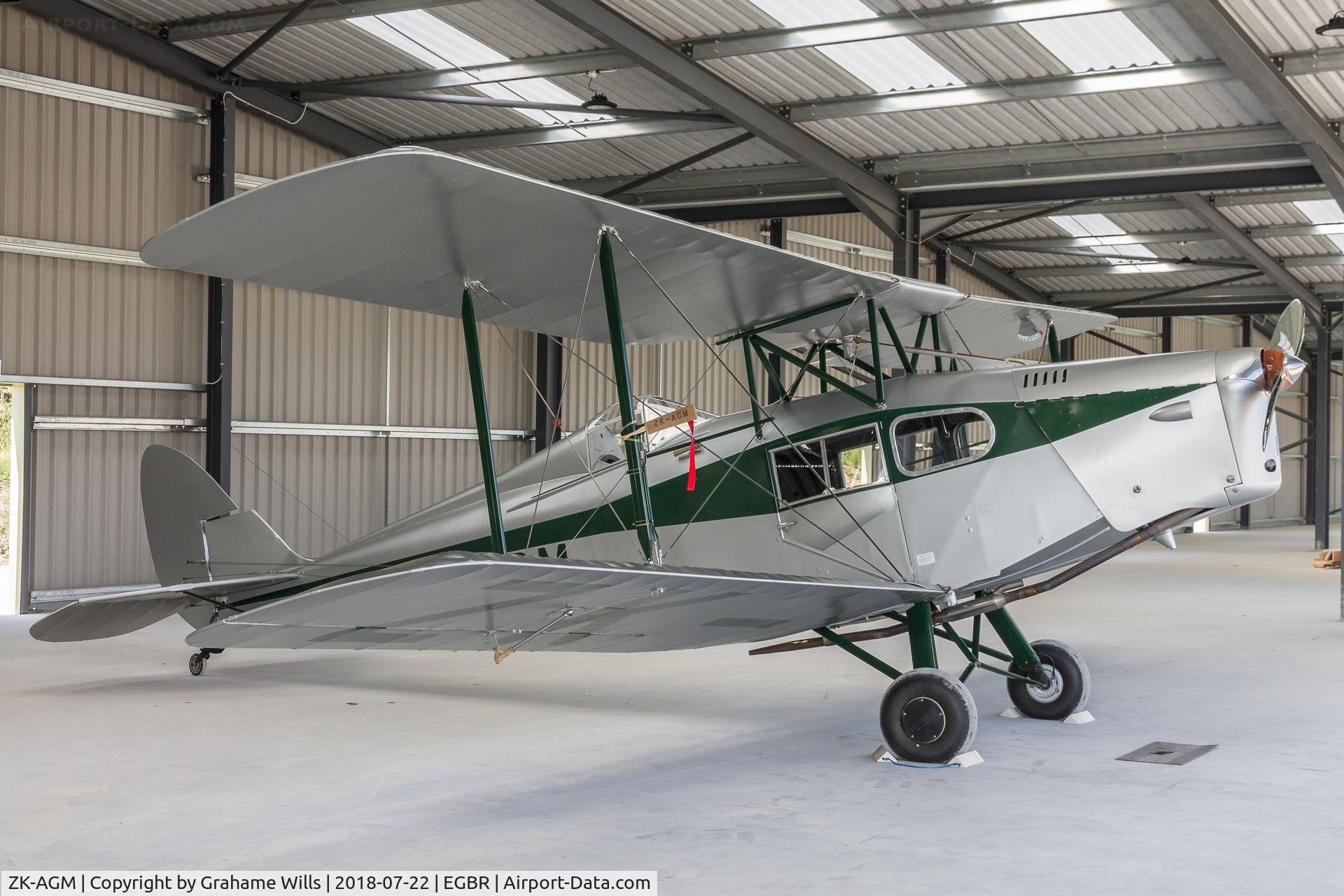 ZK-AGM, 1938 De Havilland DH.83 Fox Moth C/N TS2810, De Havilland DH83 Fox Moth ZK-AGM (G-CIPJ). Breighton 22/7/18