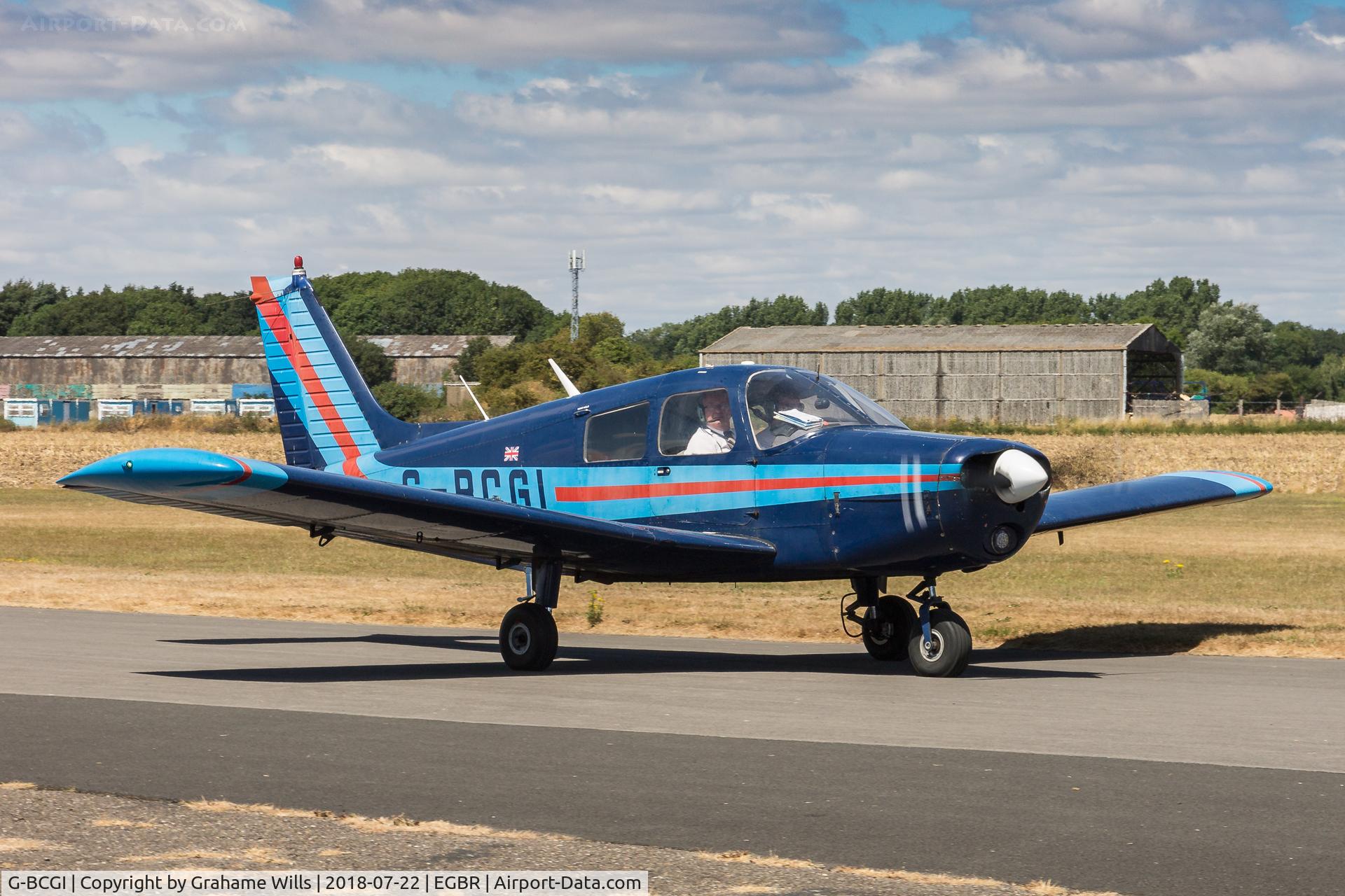 G-BCGI, 1974 Piper PA-28-140 Cherokee Cruiser C/N 28-7425283, Piper PA-28 Cherokee 140 G-BCGI, Breighton 22/7/18