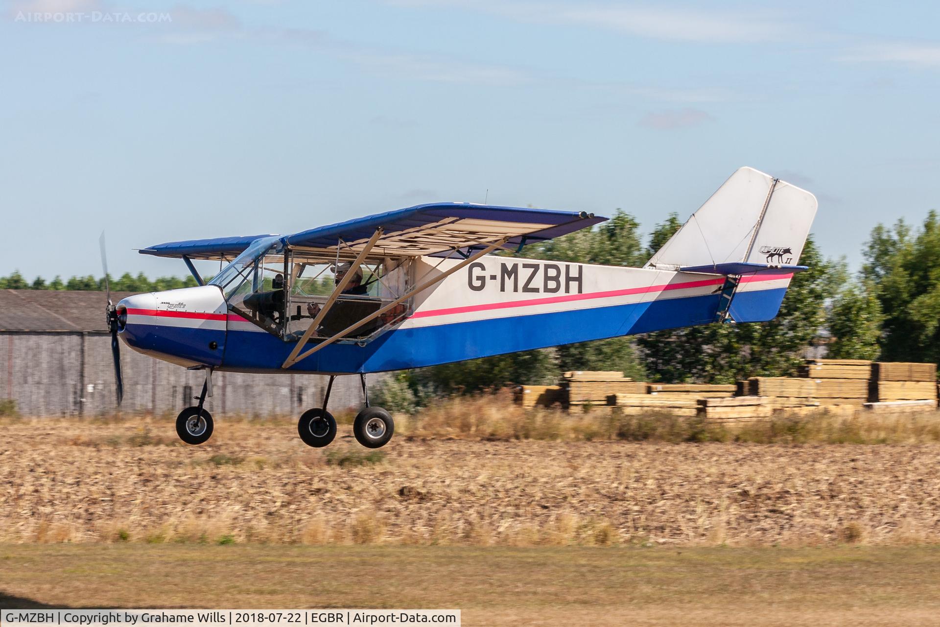 G-MZBH, 1996 Rans S-6ESD Coyote II C/N PFA 204-12244, Rans S.6-ESD Coyote II G-MZBH, Breighton 22/7/18