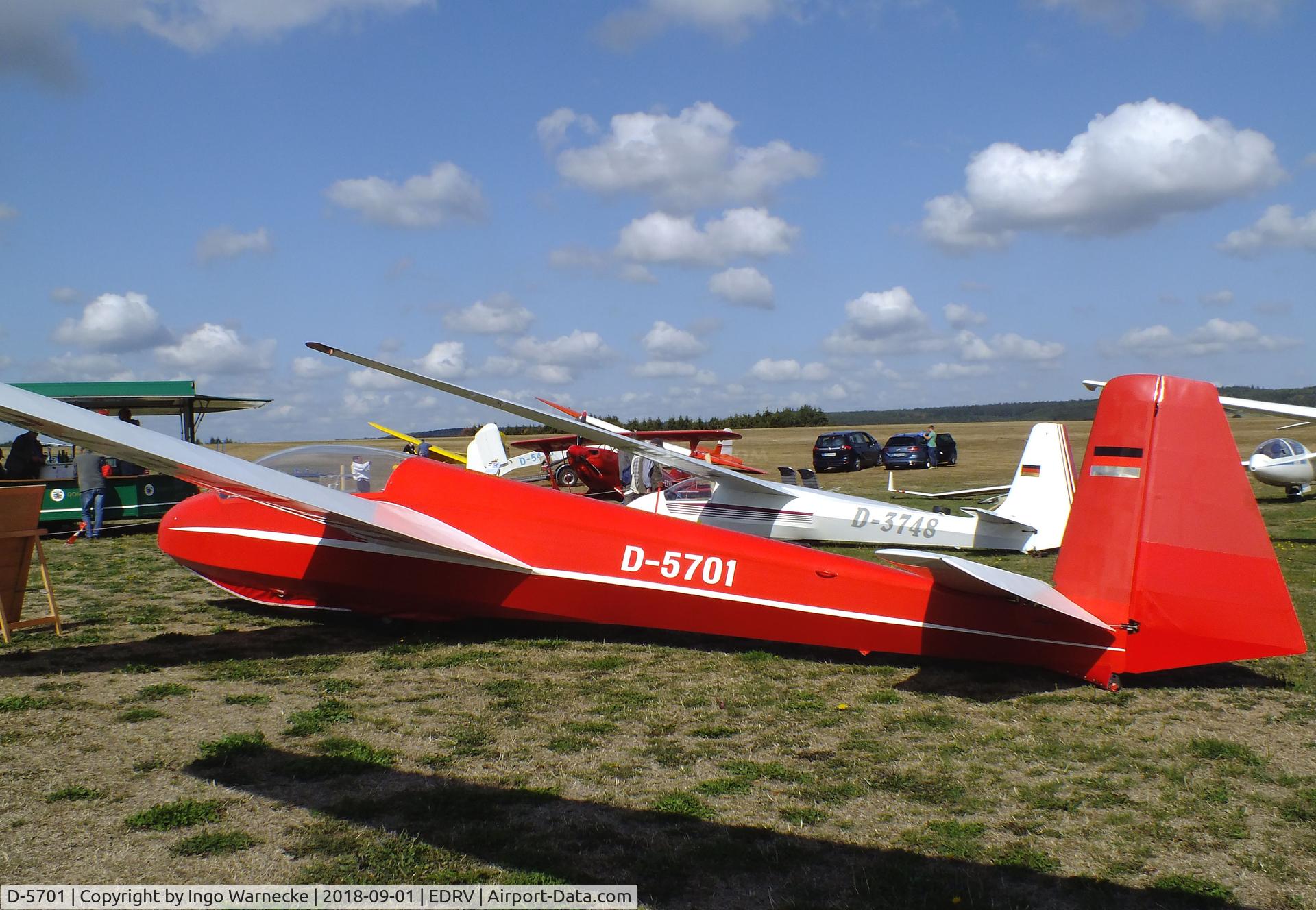 D-5701, 1966 Schleicher ASK-13 C/N 13001, Schleicher ASK-13 at the 2018 Flugplatzfest Wershofen