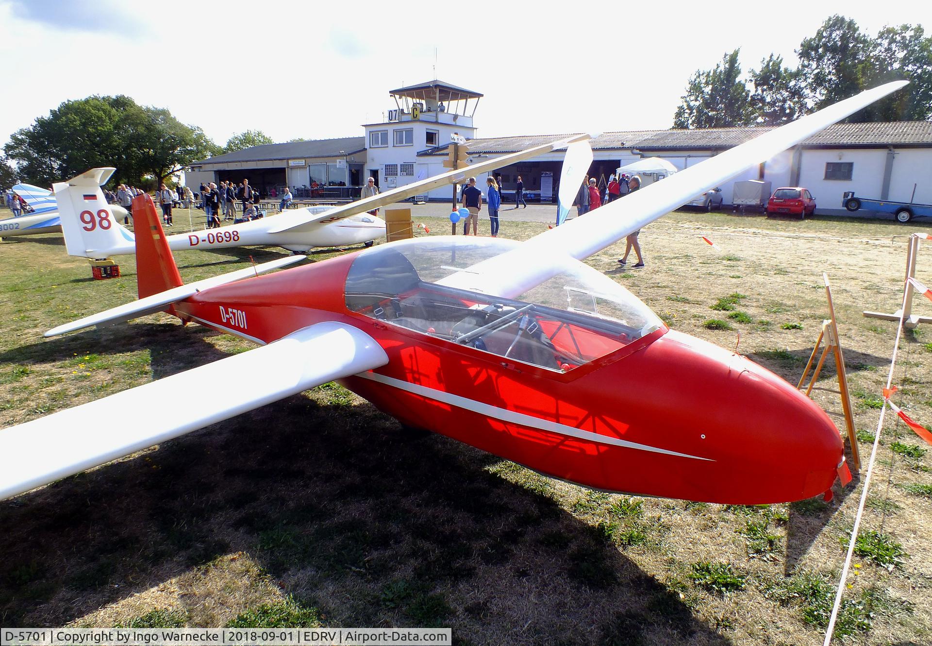 D-5701, 1966 Schleicher ASK-13 C/N 13001, Schleicher ASK-13 at the 2018 Flugplatzfest Wershofen