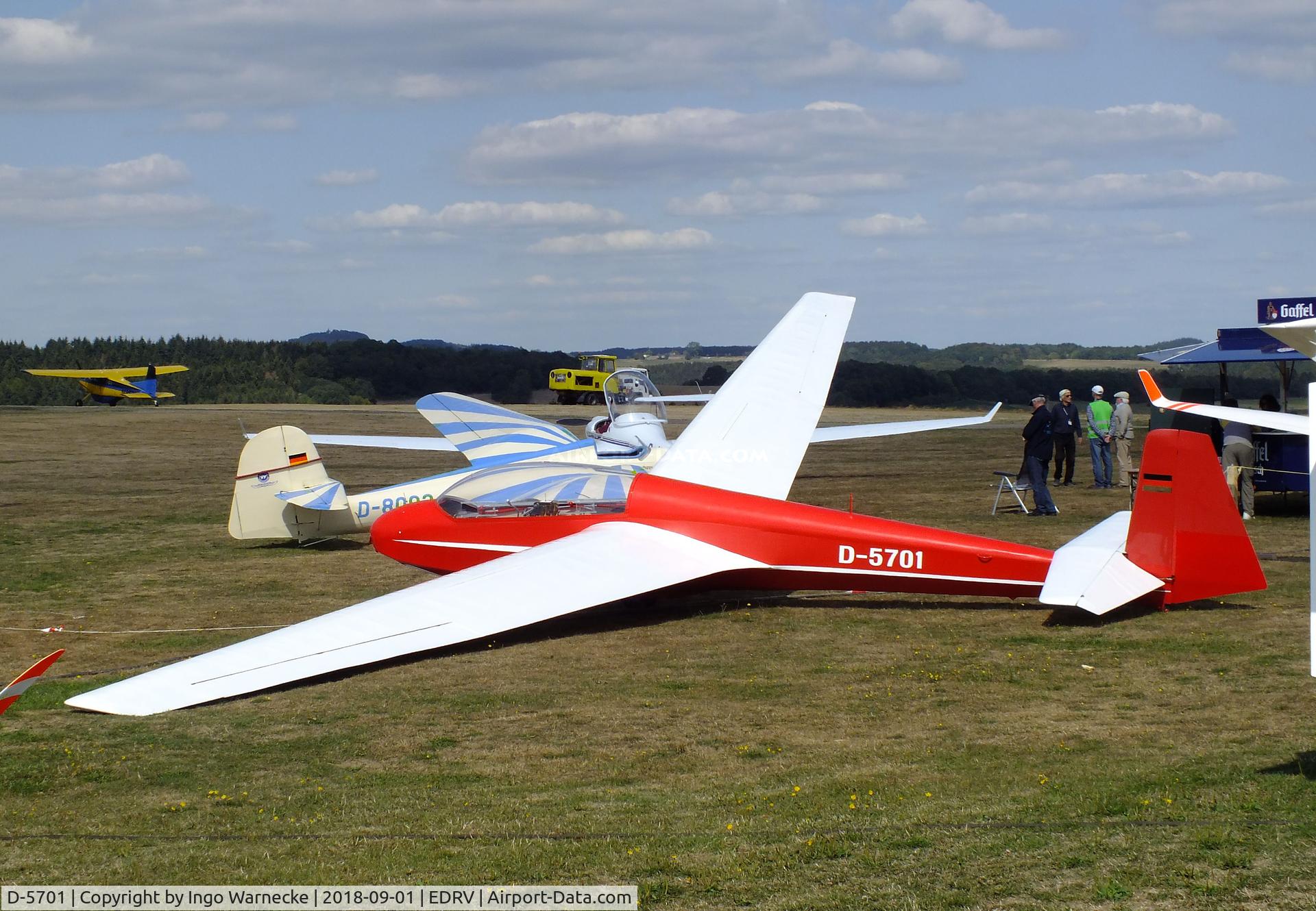 D-5701, 1966 Schleicher ASK-13 C/N 13001, Schleicher ASK-13 at the 2018 Flugplatzfest Wershofen