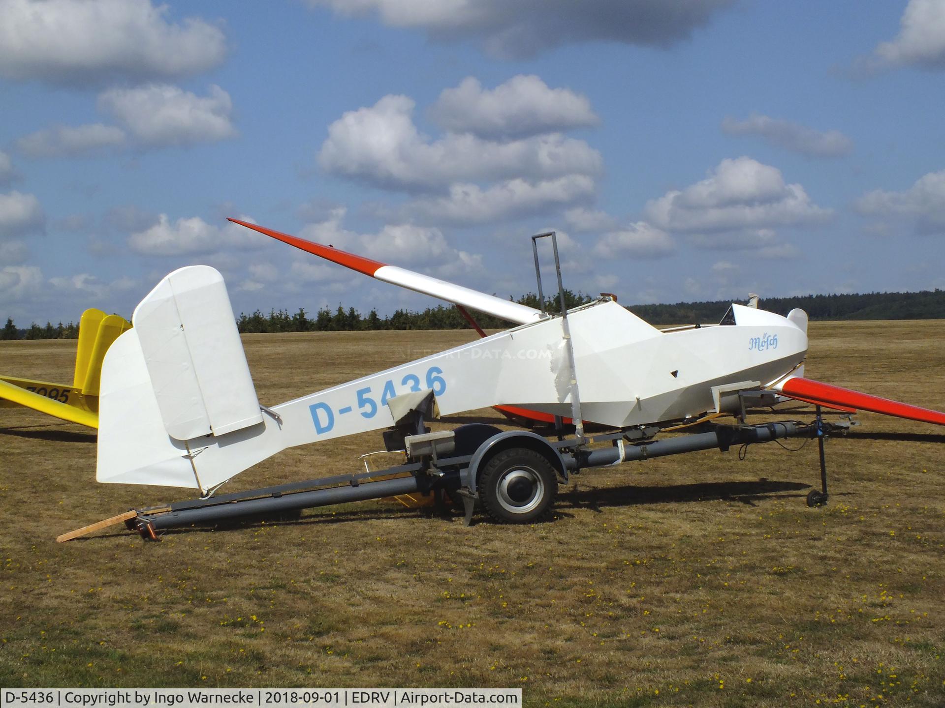 D-5436, 1955 Raab Doppelraab V C/N 001, Raab Doppelraab V at the 2018 Flugplatzfest Wershofen
