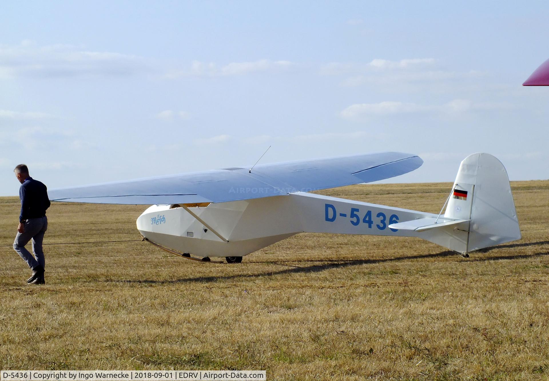 D-5436, 1955 Raab Doppelraab V C/N 001, Raab Doppelraab V at the 2018 Flugplatzfest Wershofen