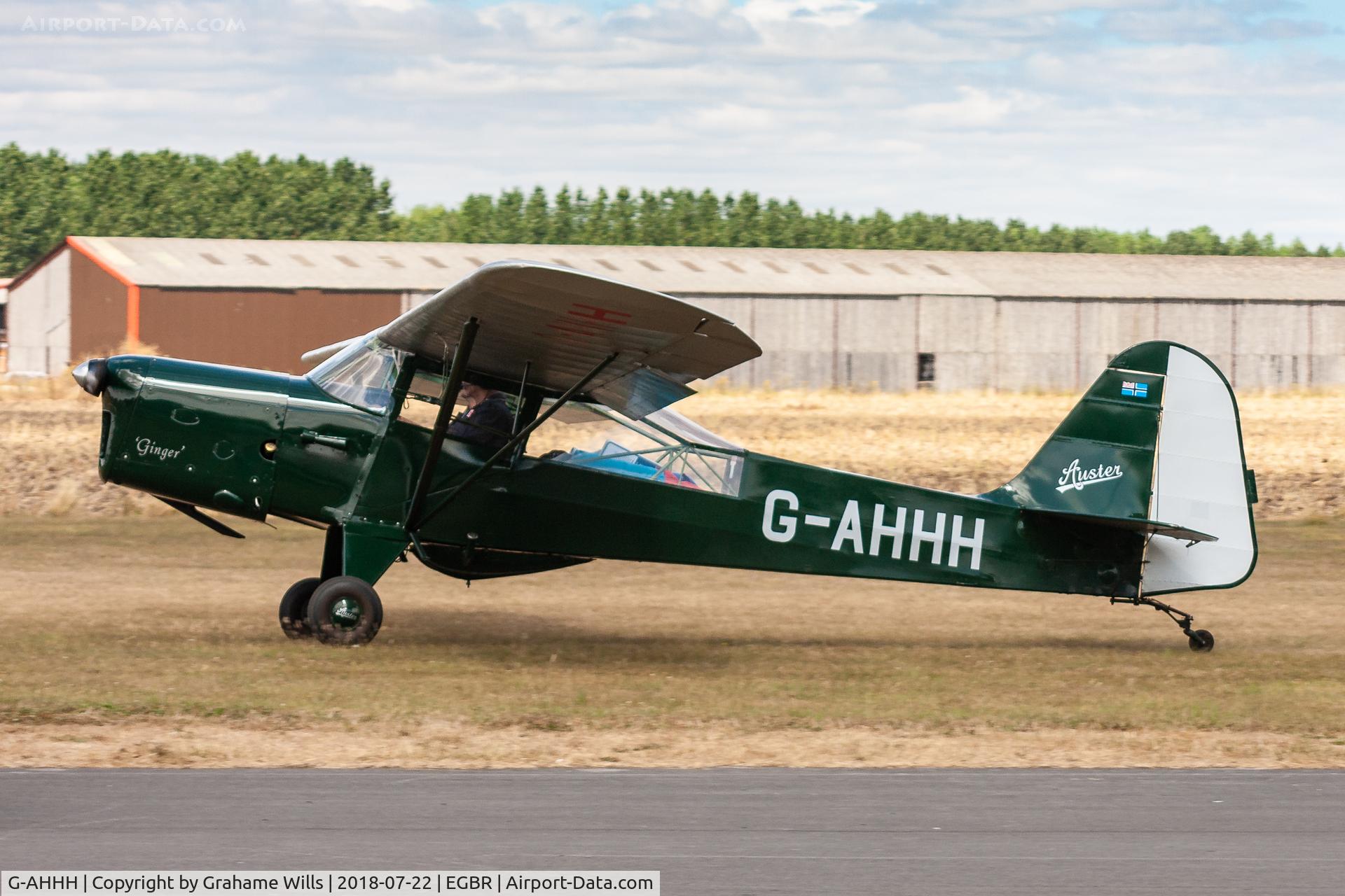 G-AHHH, 1946 Auster J-1N Alpha C/N 2011, Auster J/1 Autocrat G-AHHH, Breighton 22/7/18