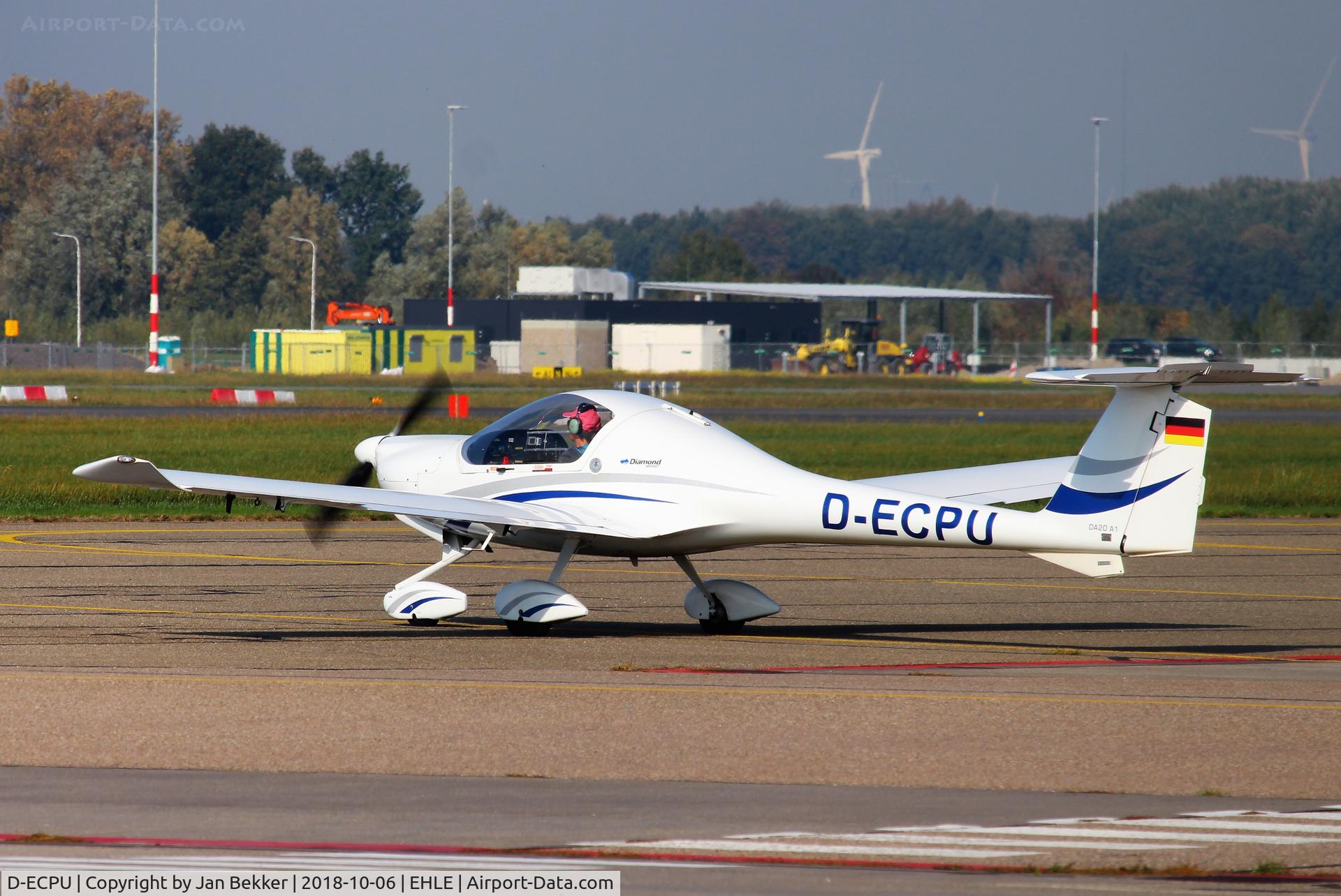 D-ECPU, Diamond DA-20A-1 Katana C/N Not found D-ECPU, Lelystad Airport