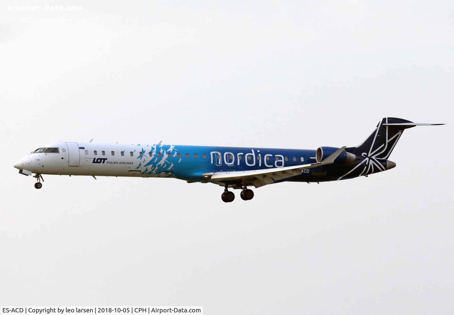 ES-ACD, 2011 Bombardier CRJ-900LR (CL-600-2D24) C/N 15276, Copenhagen 5.10.2018