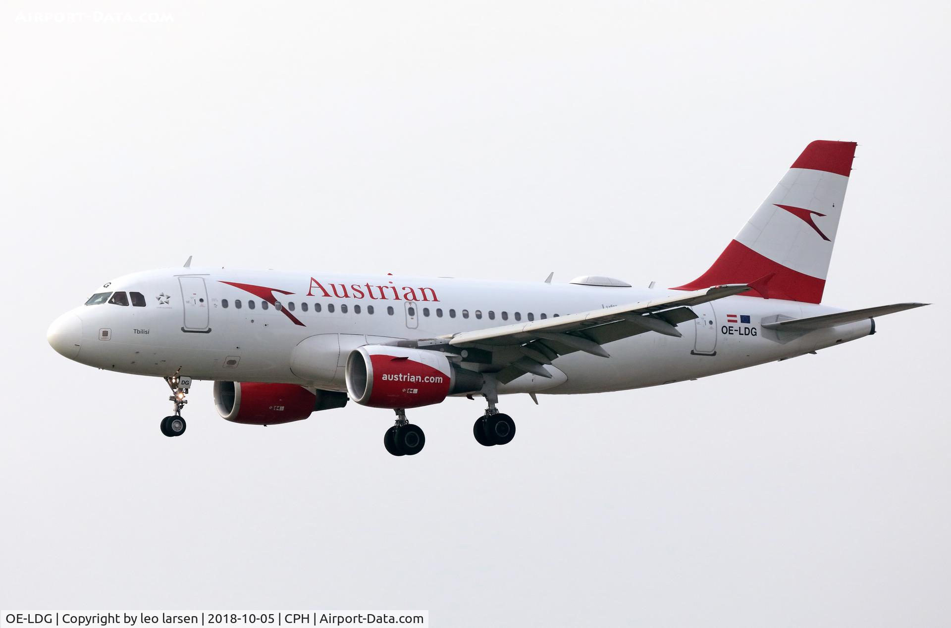 OE-LDG, 2006 Airbus A319-112 C/N 2652, Copenhagen 5.10.2018