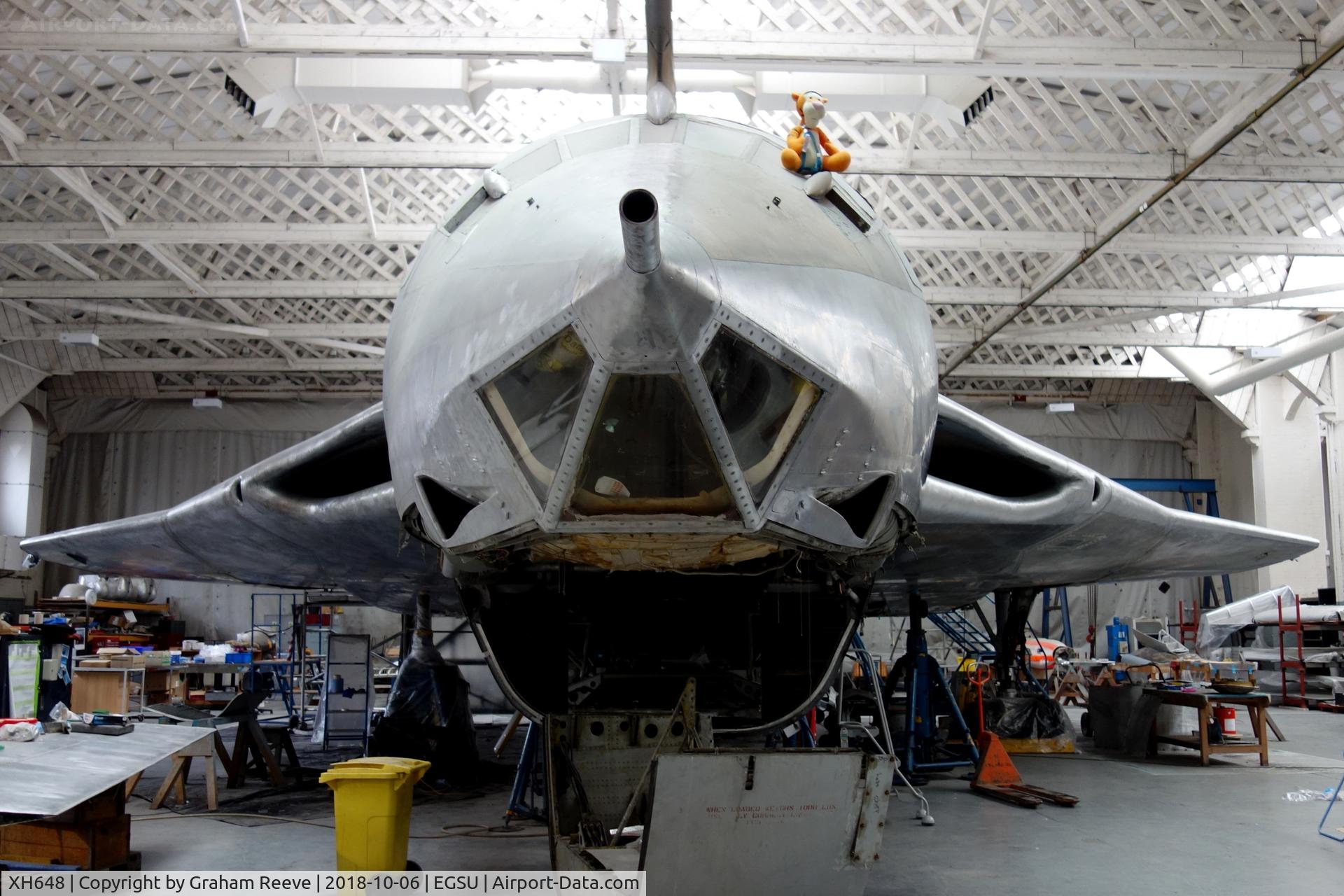 XH648, 1959 Handley Page Victor K.1A C/N HP80/48, Under restoration at Duxford.