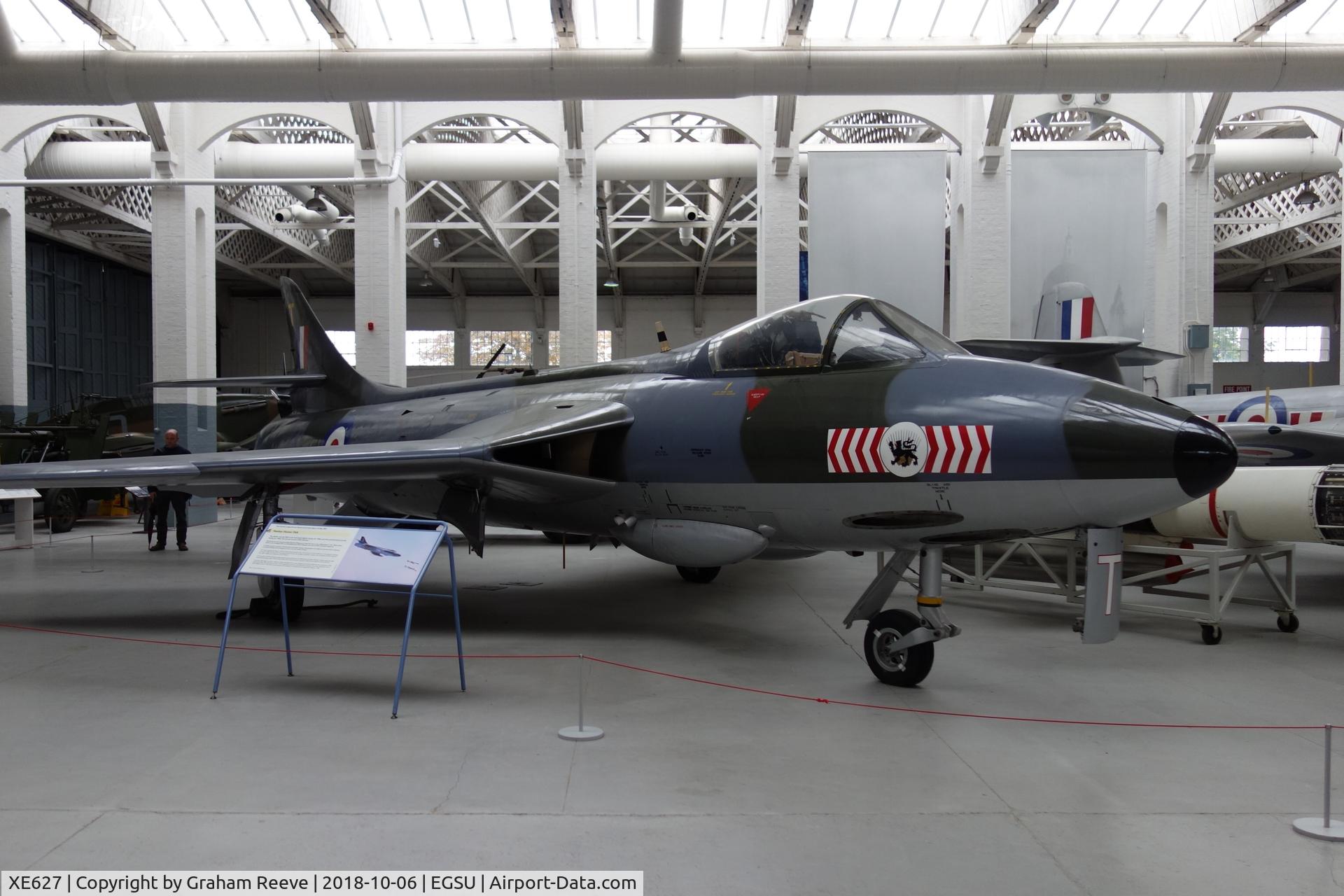 XE627, 1956 Hawker Hunter F.6A C/N 41H/679979, On display at Duxford.