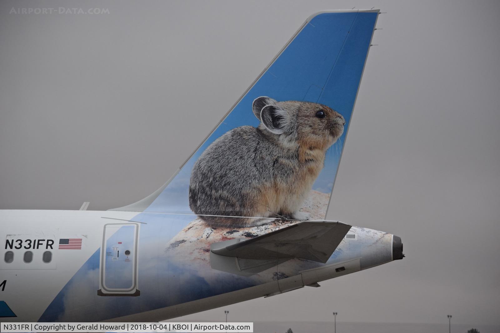 N331FR, 2018 Airbus A320-251NEO C/N 8239, Choo The Pika