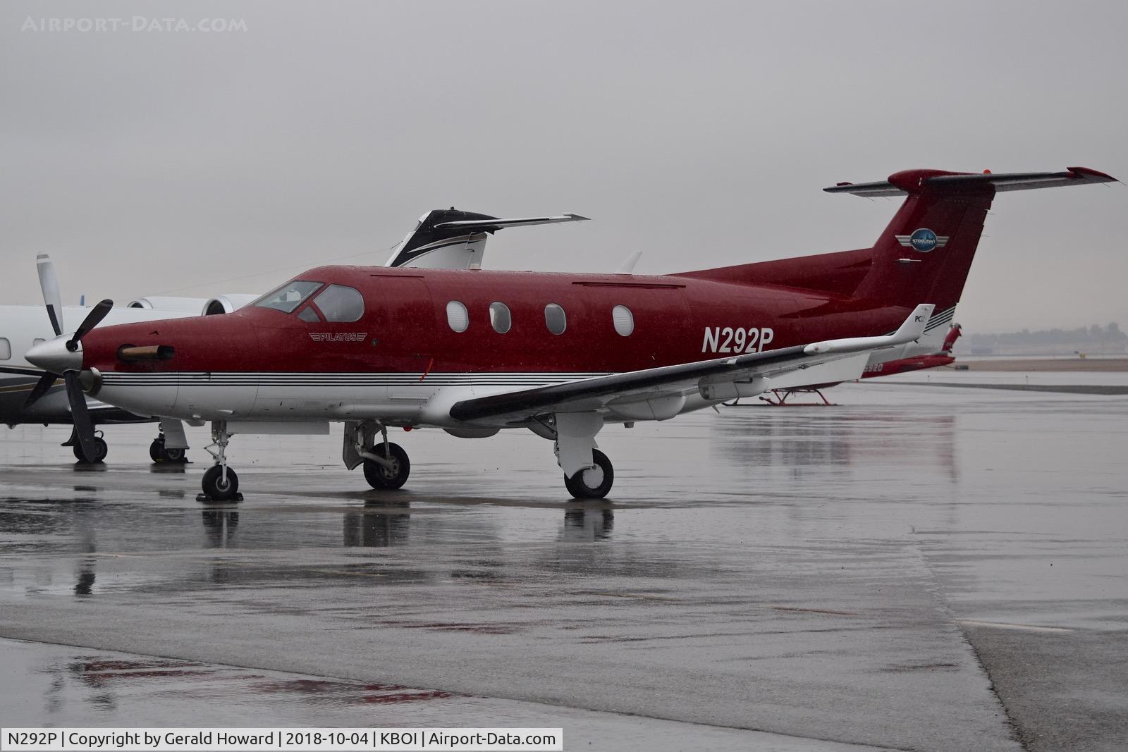 N292P, 2005 Pilatus PC-12/45 C/N 630, Parked on the north GA ramp.