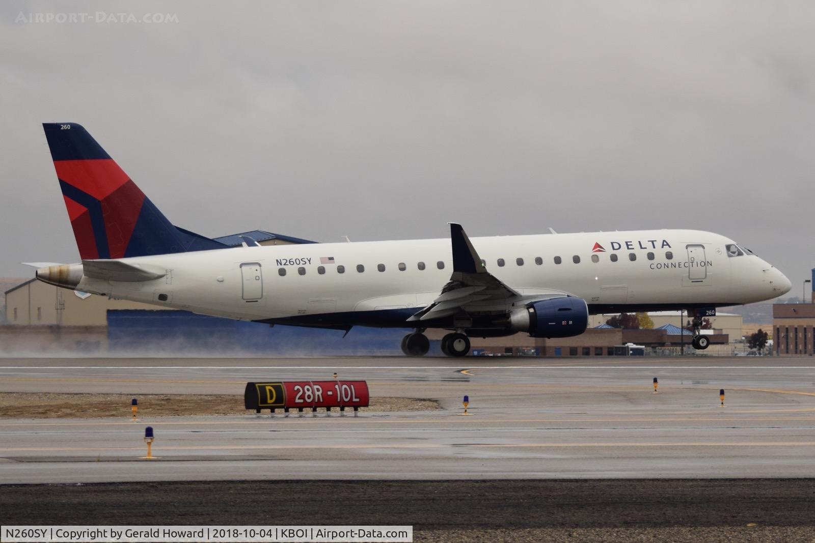 N260SY, 2017 Embraer 170LR (ERJ-170-100LR) C/N 17000667, Take off from RWY 28R.