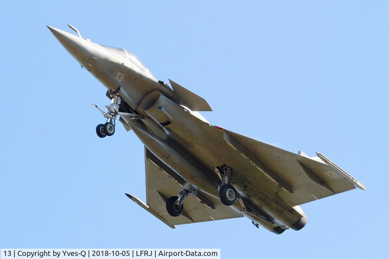 13, Dassault Rafale M C/N 13, Dassault Rafale M,  On final rwy 26, Landivisiau naval air base (LFRJ)