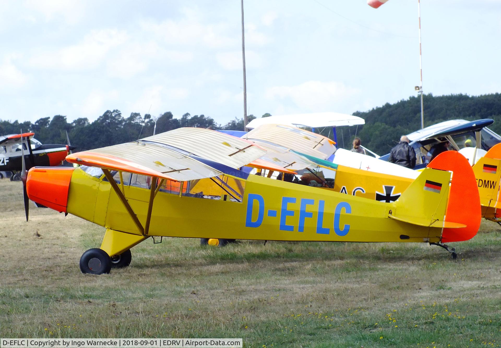D-EFLC, 1954 Piper L-18C Super Cub (PA-18-95) C/N 18-3422, Piper L-18C (PA-18-95) Super Cub at the 2018 Flugplatzfest Wershofen