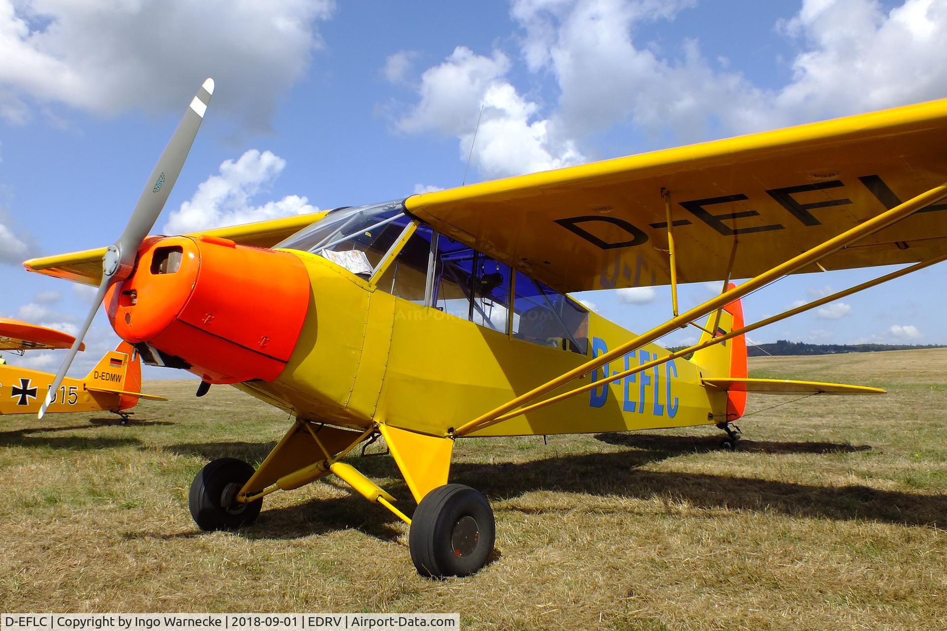 D-EFLC, 1954 Piper L-18C Super Cub (PA-18-95) C/N 18-3422, Piper L-18C (PA-18-95) Super Cub at the 2018 Flugplatzfest Wershofen