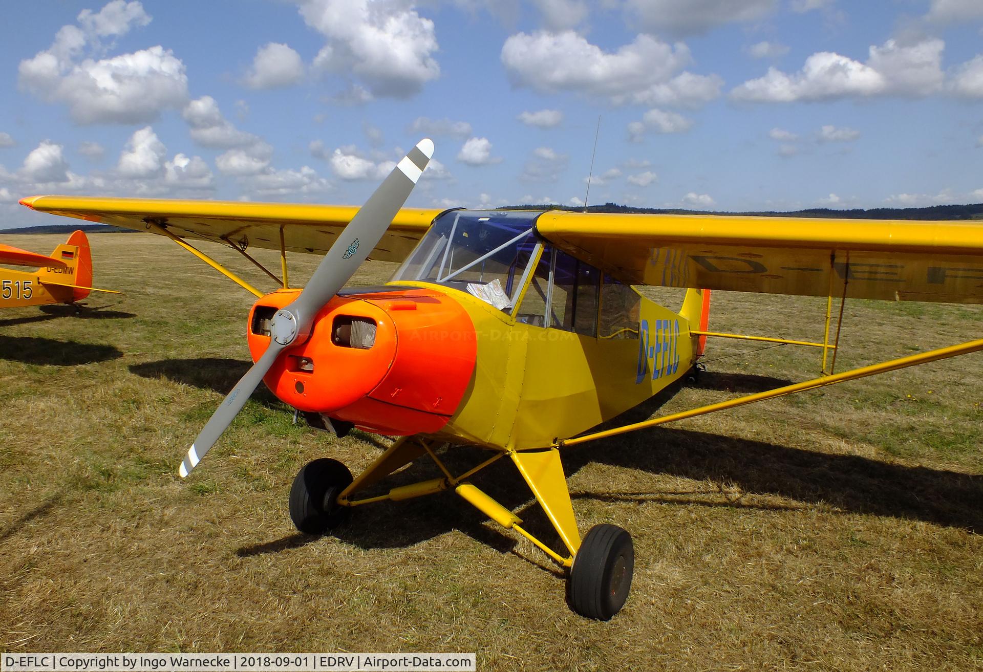 D-EFLC, 1954 Piper L-18C Super Cub (PA-18-95) C/N 18-3422, Piper L-18C (PA-18-95) Super Cub at the 2018 Flugplatzfest Wershofen