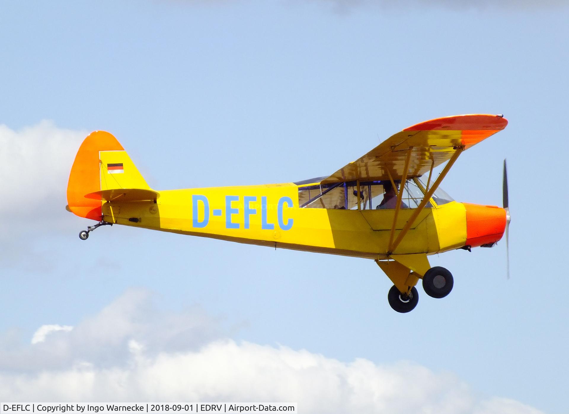 D-EFLC, 1954 Piper L-18C Super Cub (PA-18-95) C/N 18-3422, Piper L-18C (PA-18-95) Super Cub at the 2018 Flugplatzfest Wershofen