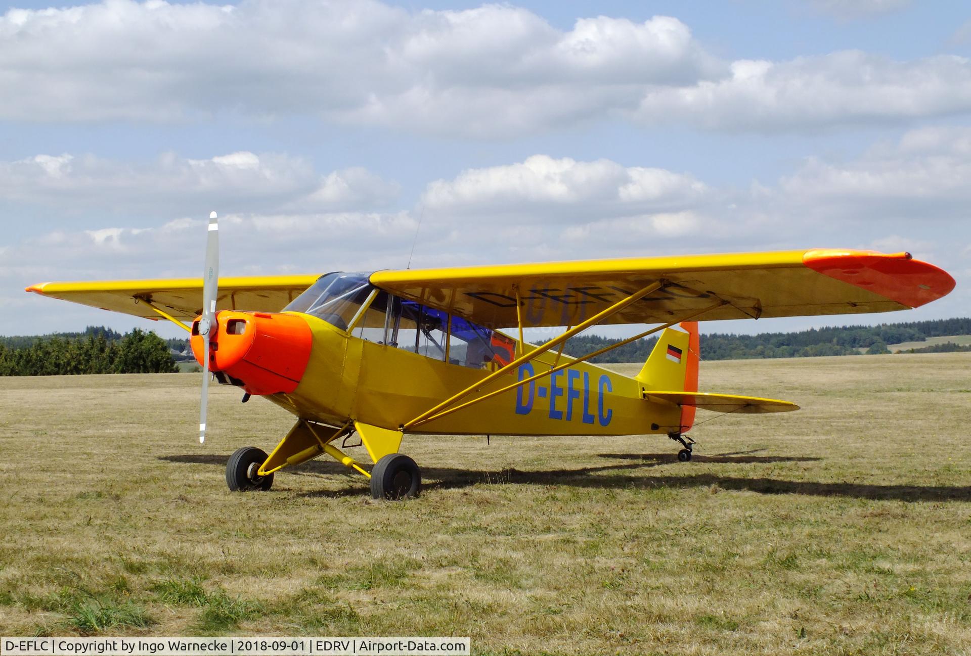 D-EFLC, 1954 Piper L-18C Super Cub (PA-18-95) C/N 18-3422, Piper L-18C (PA-18-95) Super Cub at the 2018 Flugplatzfest Wershofen