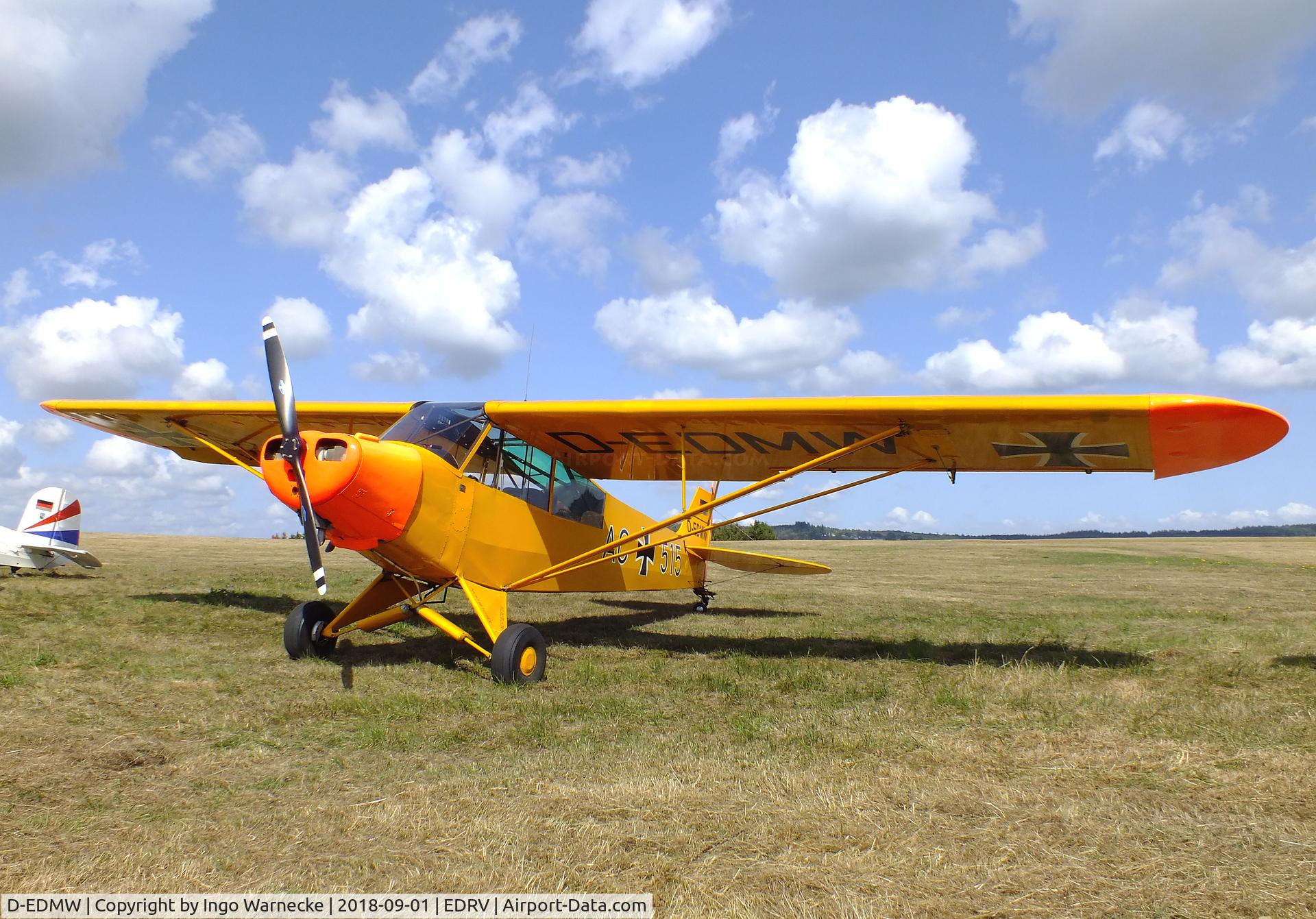 D-EDMW, 1954 Piper L-18C Super Cub C/N 18-3426, Piper L-18C (PA-18-95) Super Cub at the 2018 Flugplatzfest Wershofen