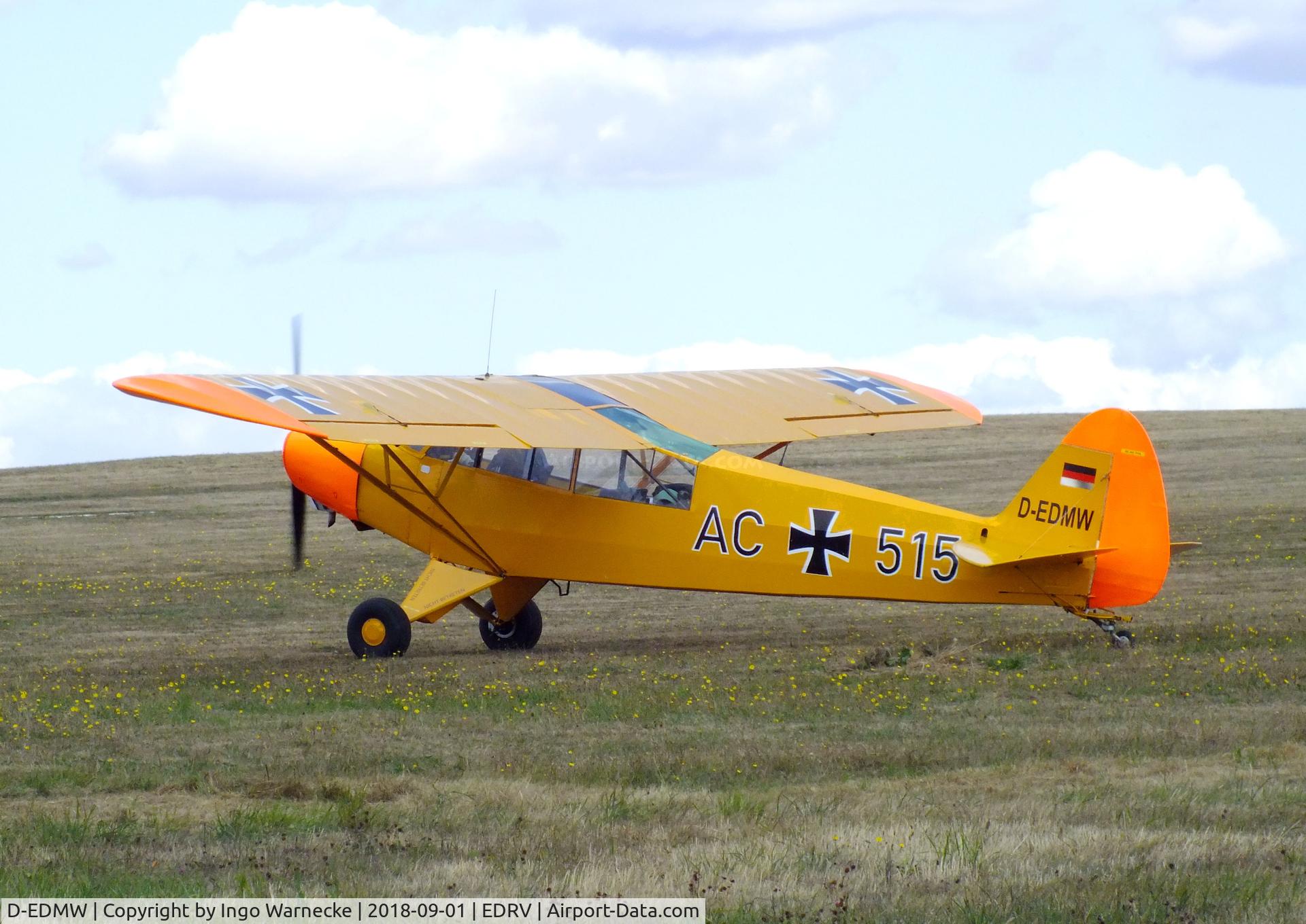 D-EDMW, 1954 Piper L-18C Super Cub C/N 18-3426, Piper L-18C (PA-18-95) Super Cub at the 2018 Flugplatzfest Wershofen