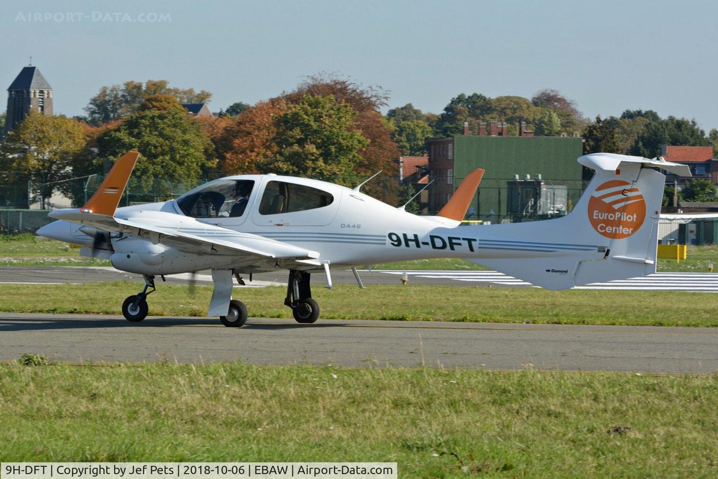 9H-DFT, 2006 Diamond DA-42 Twin Star C/N 42.158, 9H-DFT of Euro Pilot Center at Antwerp Airport.