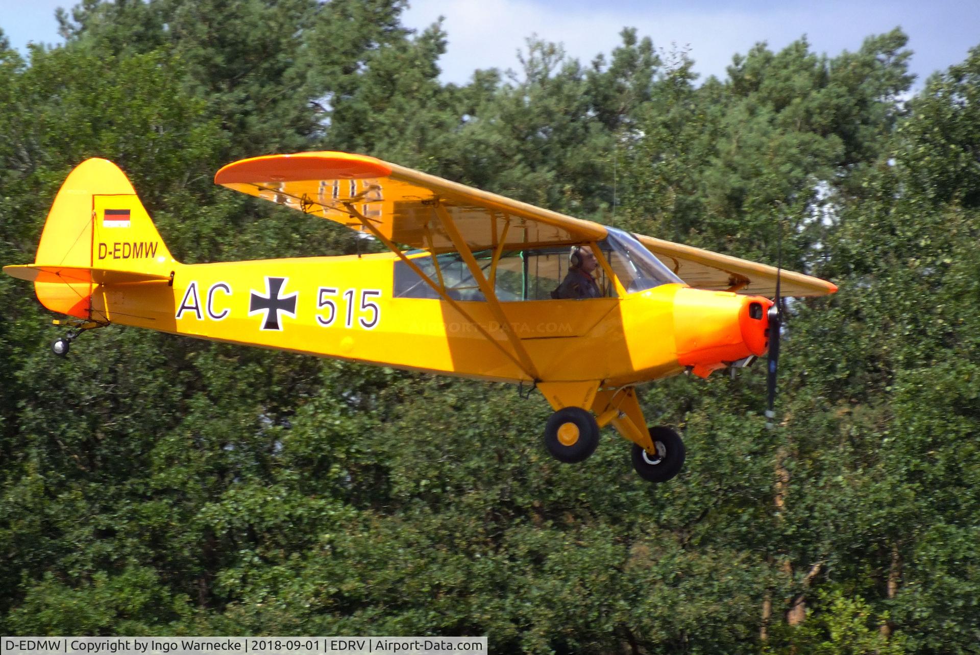 D-EDMW, 1954 Piper L-18C Super Cub C/N 18-3426, Piper L-18C (PA-18-95) Super Cub at the 2018 Flugplatzfest Wershofen