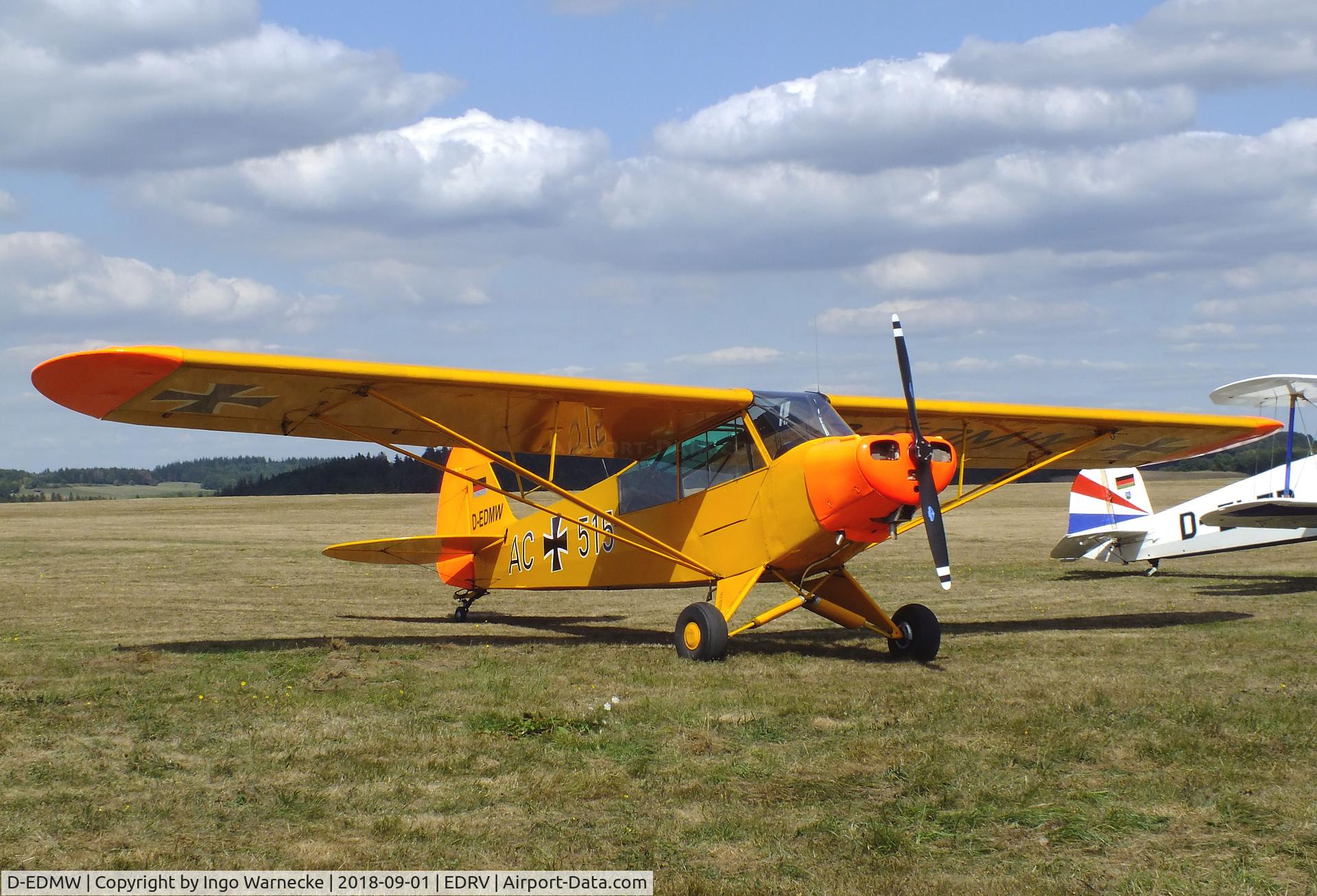D-EDMW, 1954 Piper L-18C Super Cub C/N 18-3426, Piper L-18C (PA-18-95) Super Cub at the 2018 Flugplatzfest Wershofen