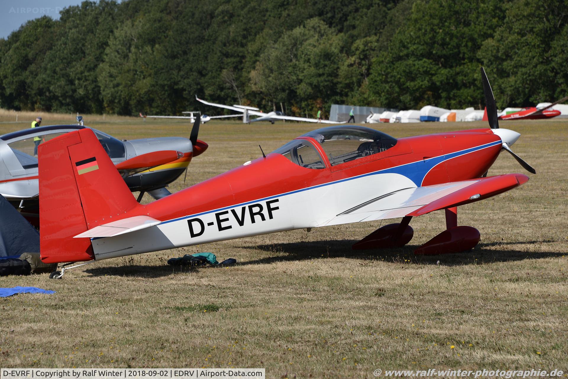 D-EVRF, Vans RV-7 C/N 70151, Vans RV-7 - Private - 70151 - D-EVRF - 02.09.2018 - EDRV