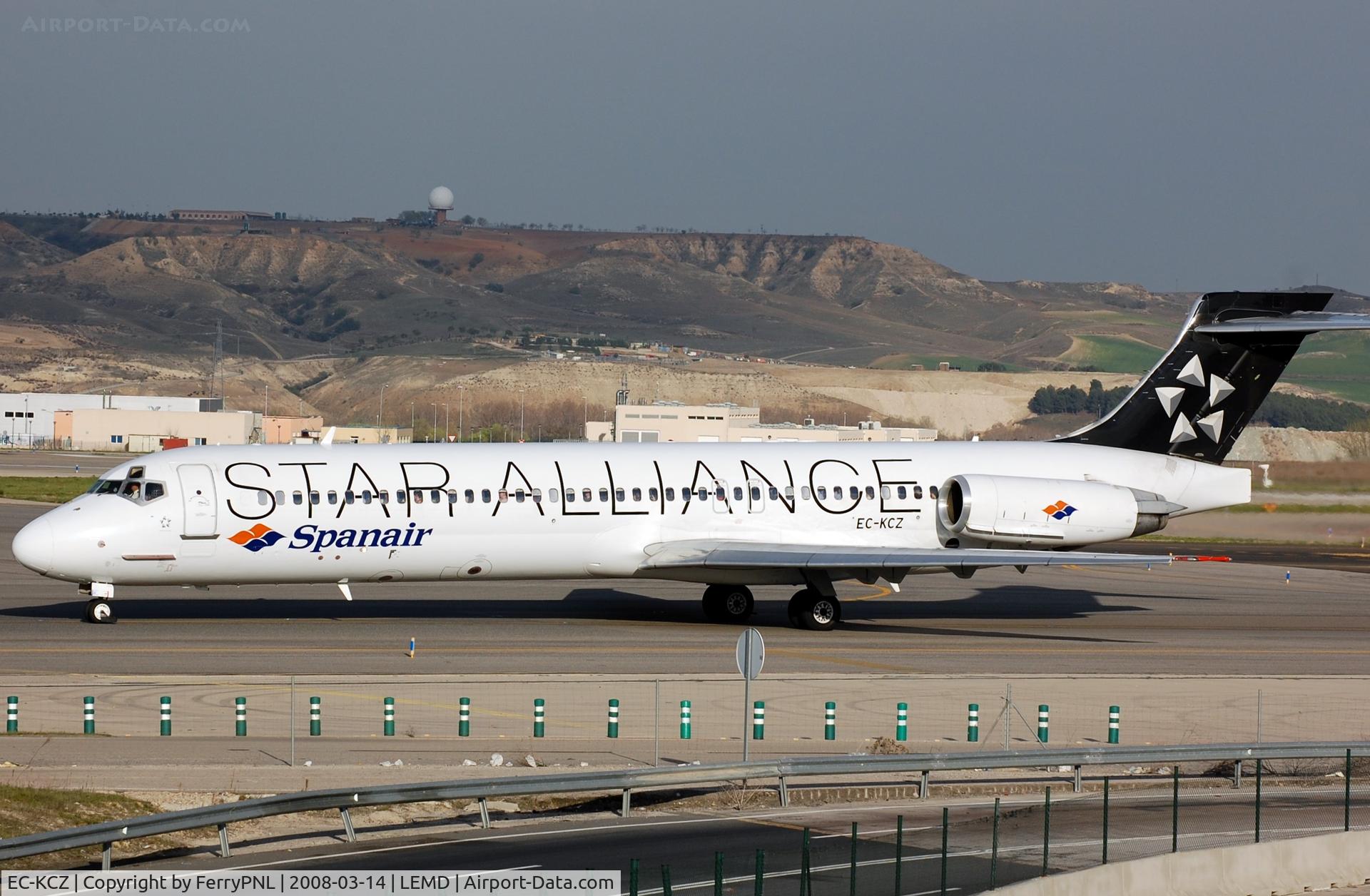 EC-KCZ, 1988 McDonnell Douglas MD-87 (DC-9-87) C/N 49609, Spanair MD87. Plane stored in the desert (IGM) in 2011