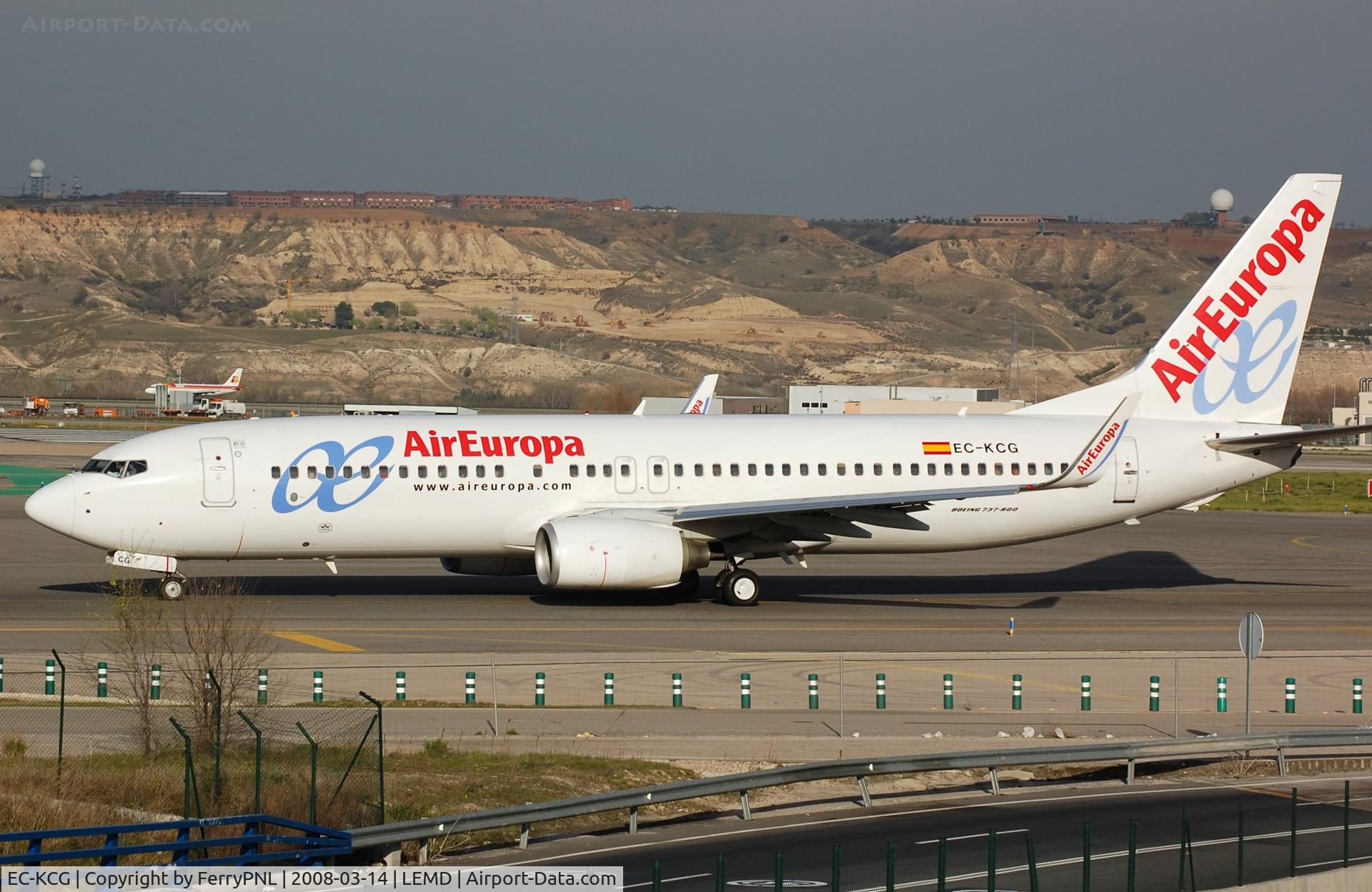 EC-KCG, 2007 Boeing 737-85P C/N 33981, Air Europa B738