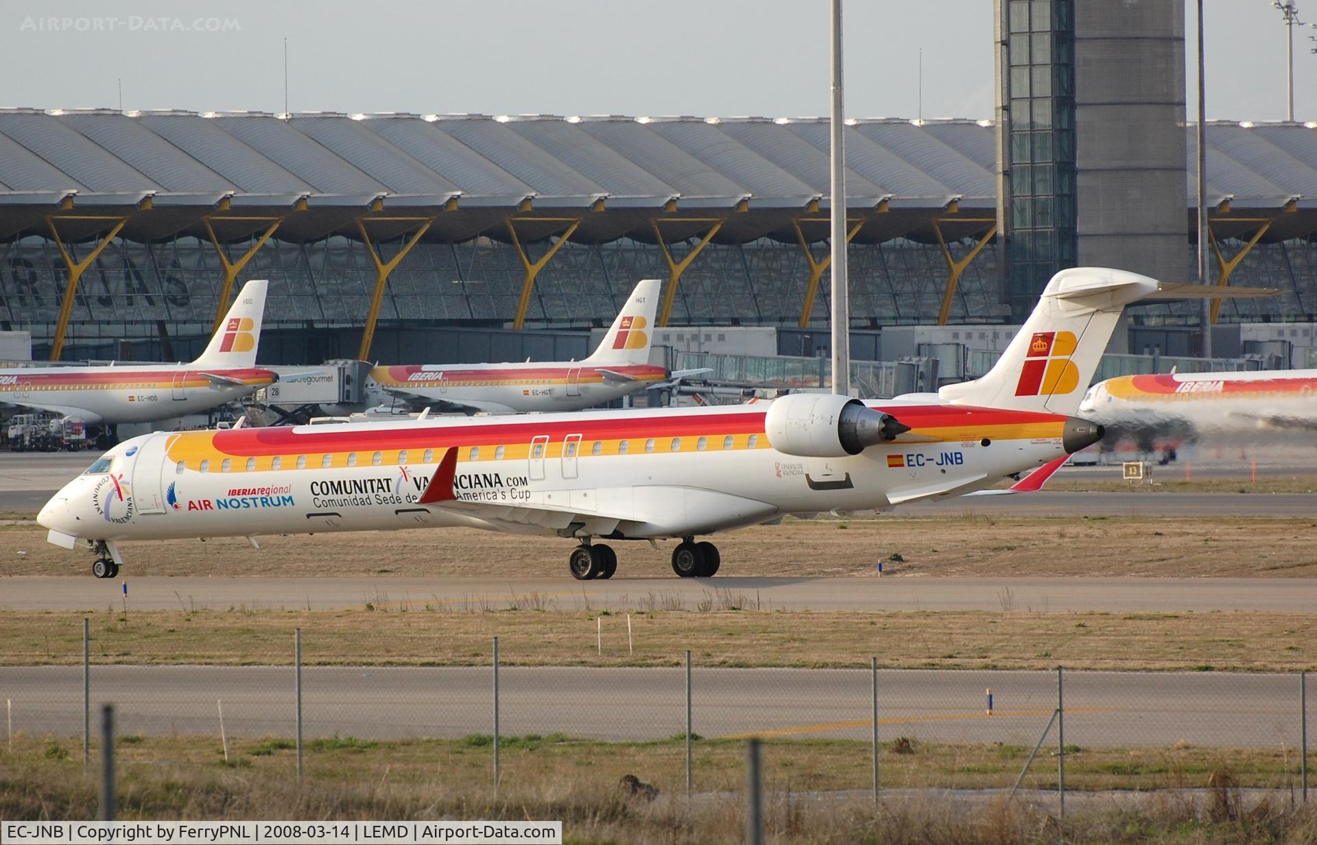 EC-JNB, 2005 Bombardier CRJ-900 (CL-600-2D24) C/N 15057, Air Nostrum CL900. Now Adria Airways S5-AFA.