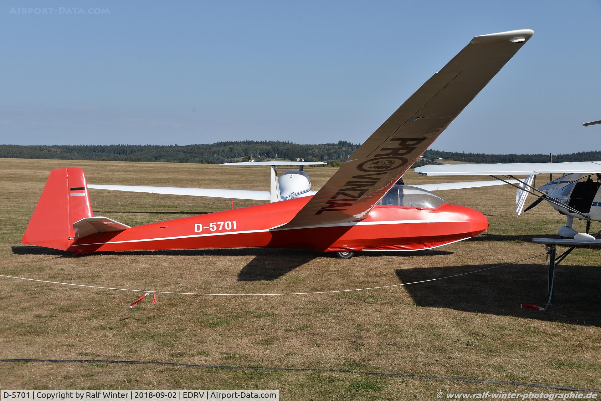 D-5701, 1966 Schleicher ASK-13 C/N 13001, Schleicher ASK-13 - SFG Wershofen - 13001 - D-5701 - 02.09.2018 - EDRV