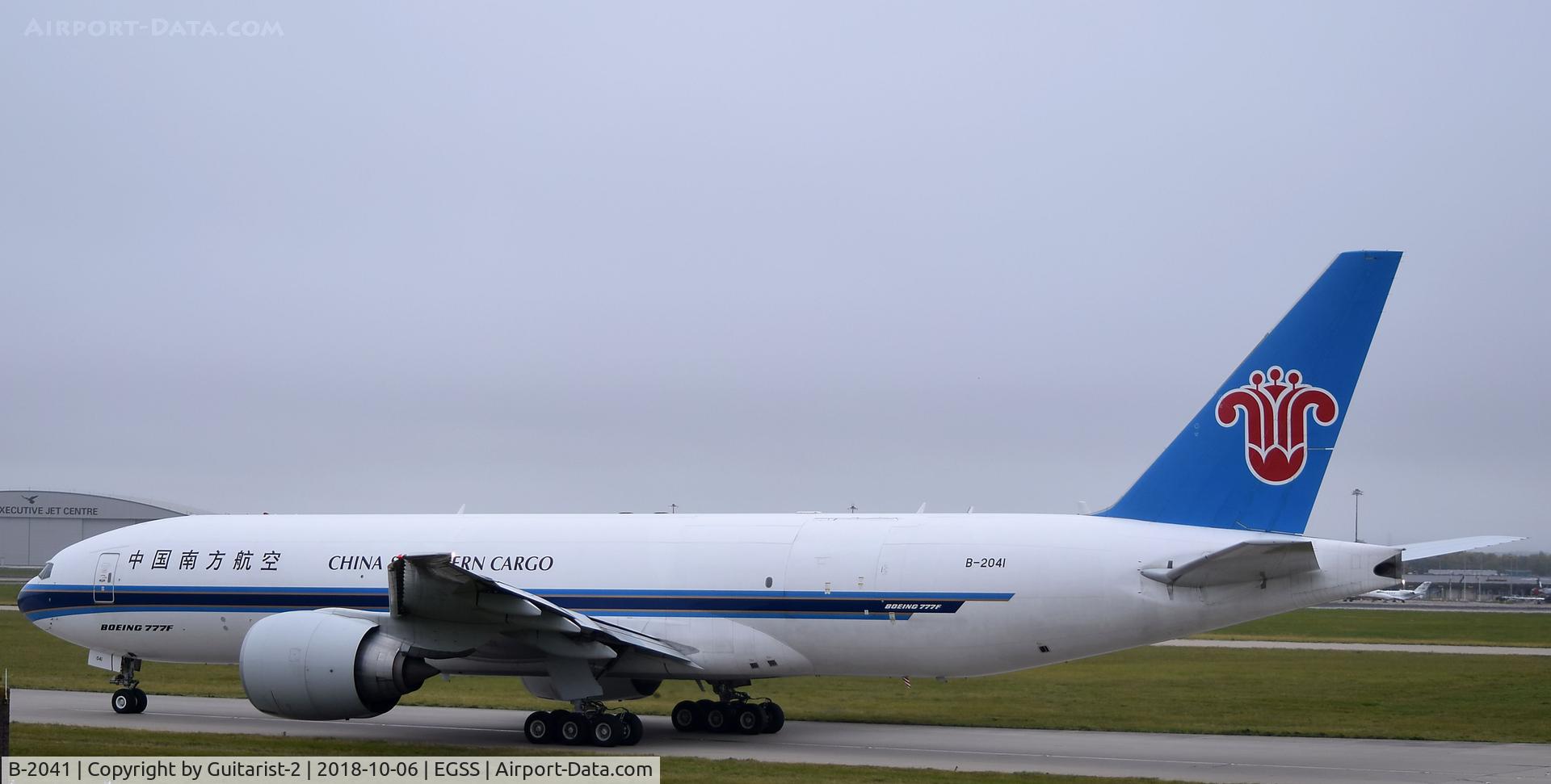 B-2041, 2013 Boeing 777-F1B C/N 41632, At Stansted