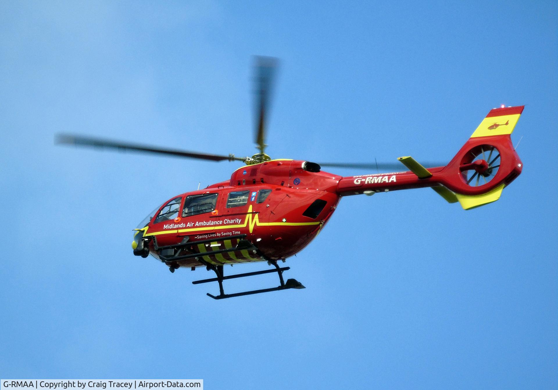 G-RMAA, 2017 Airbus Helicopters H-145 (BK-117D-2) C/N 20166, G-RMAA Landing at Stoke