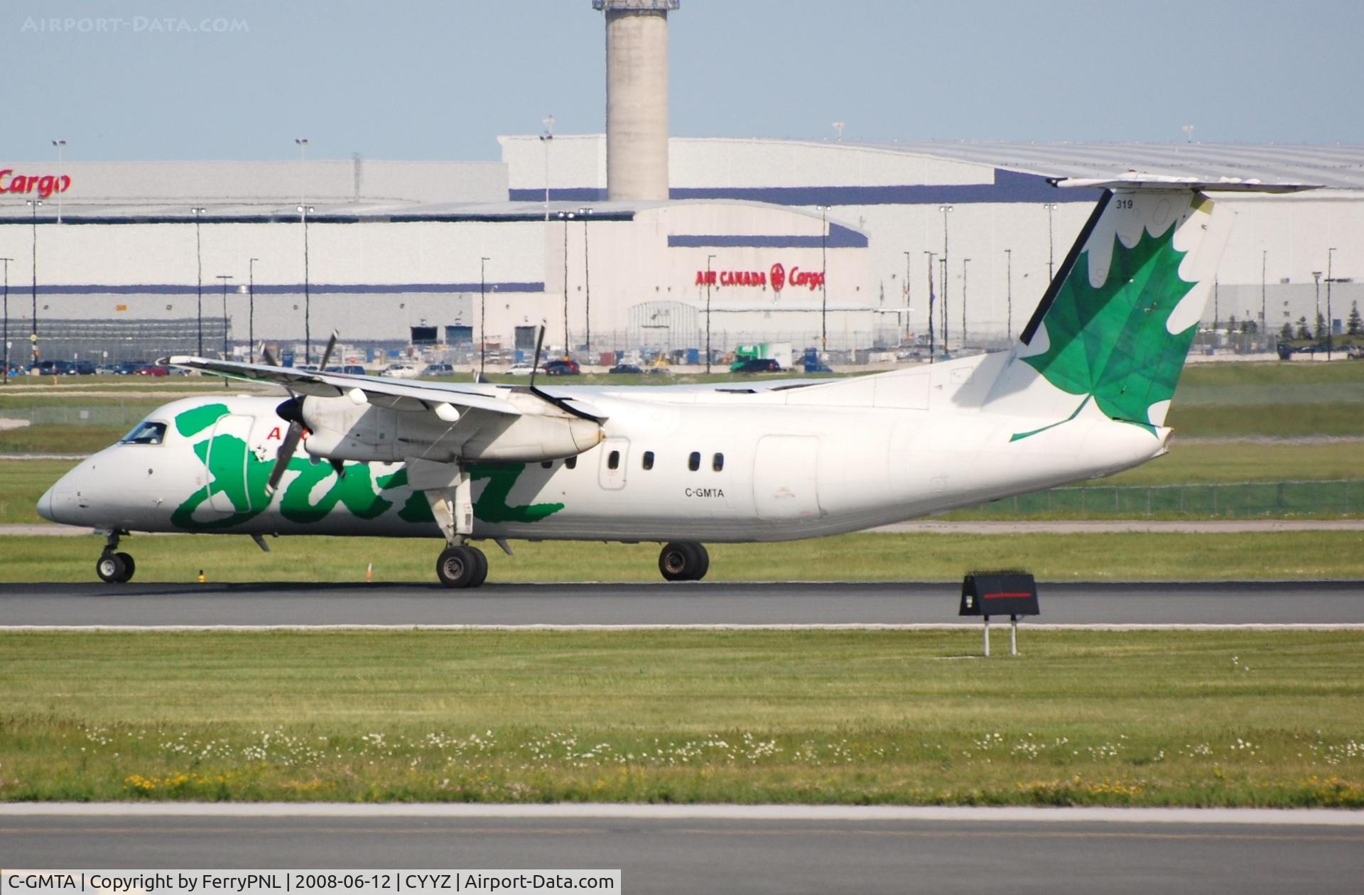 C-GMTA, 1989 De Havilland Canada DHC-8-301 Dash 8 C/N 174, Green Jazz DHC8