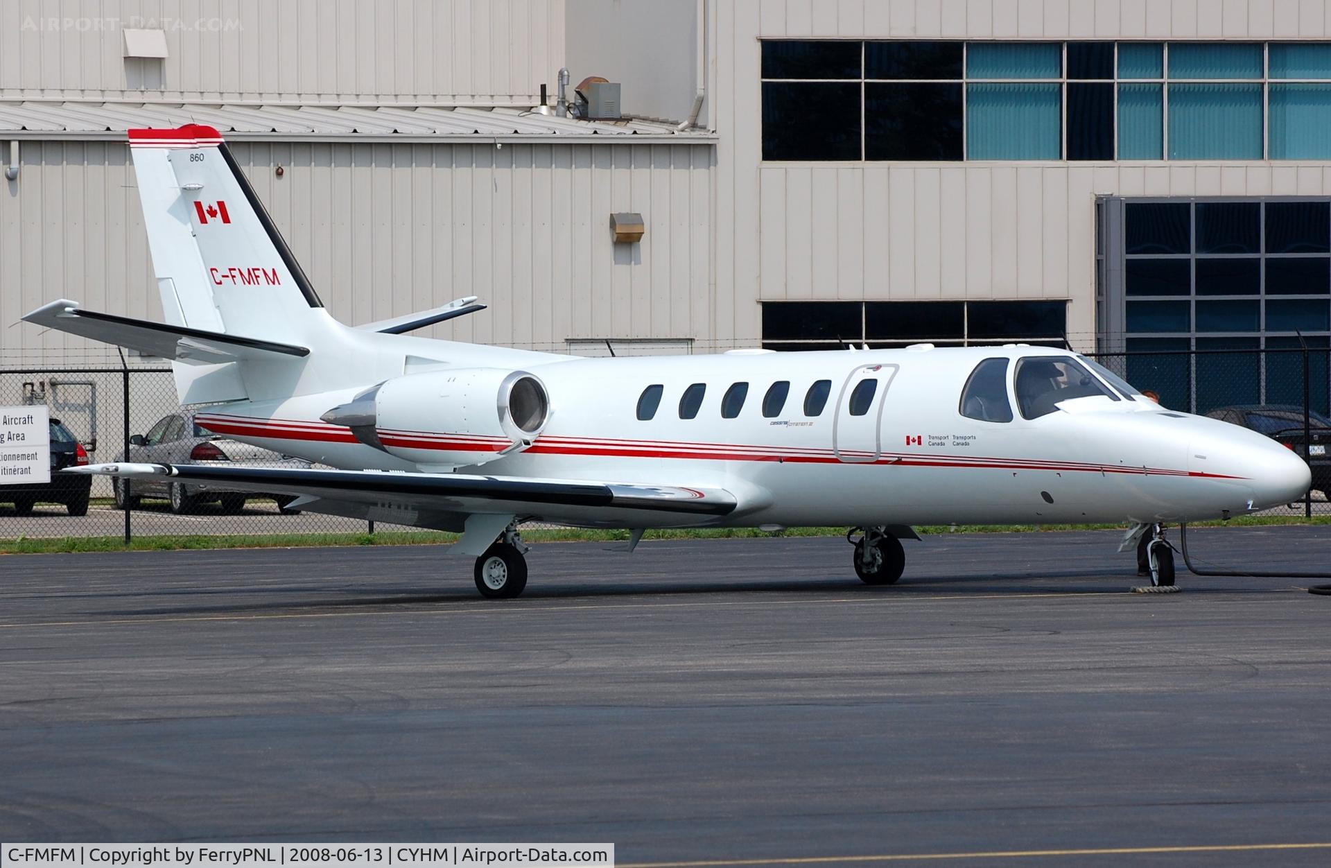 C-FMFM, 1992 Cessna 550 C/N 550-0702, Transport Canada Ce550
