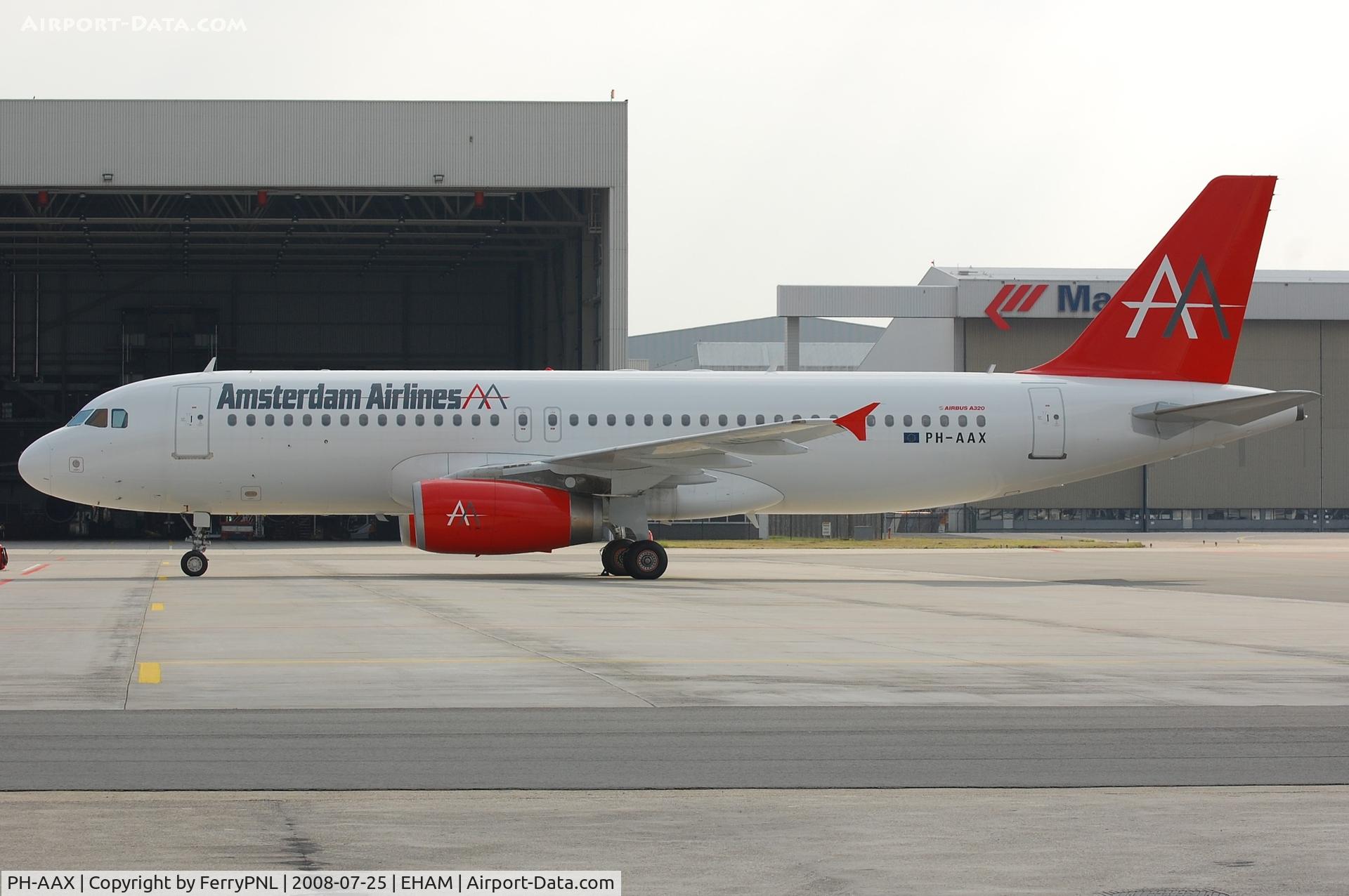 PH-AAX, 1993 Airbus A320-231 C/N 430, Amsterdam Airlines parked in AMS