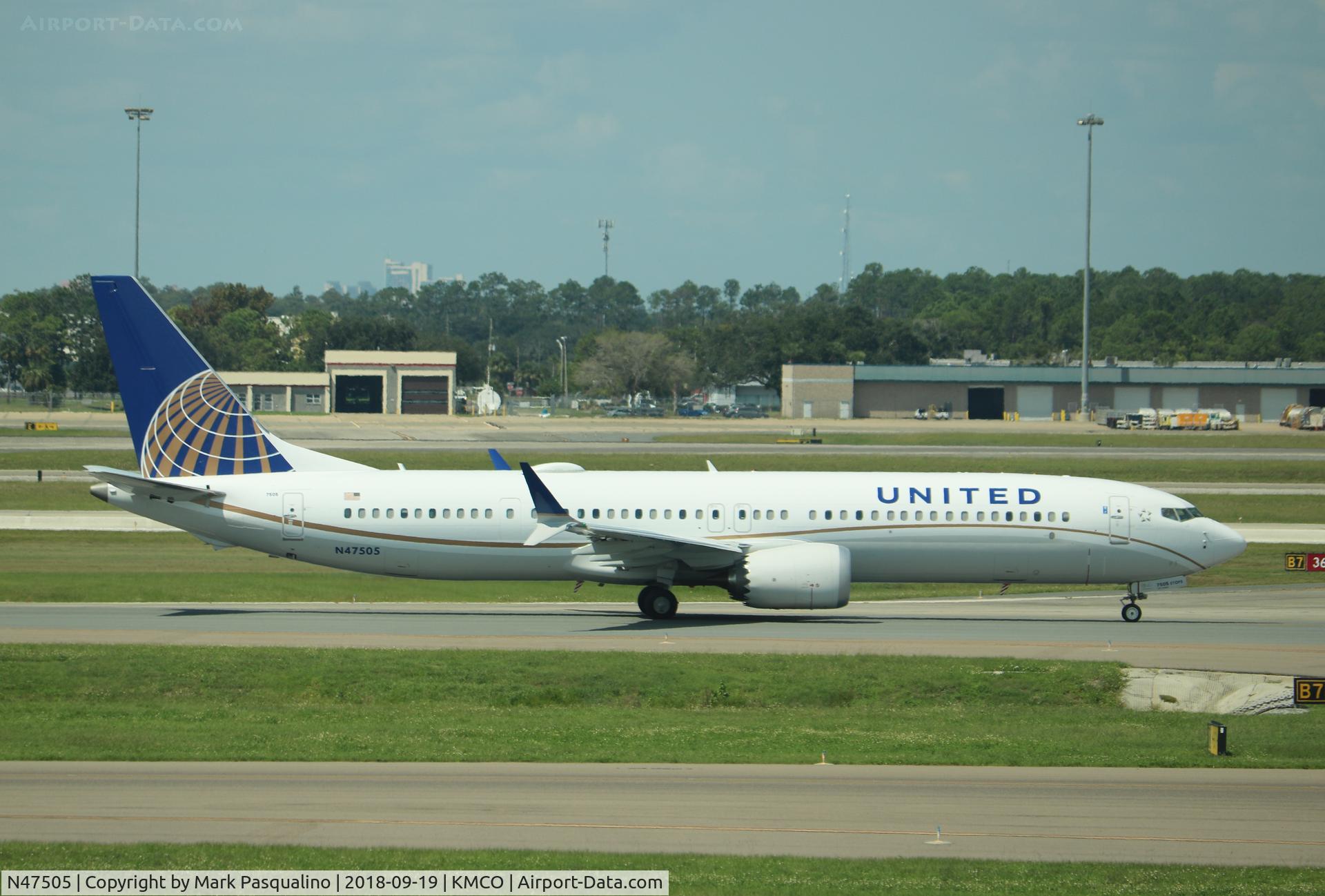 N47505, 2018 Boeing 737-9 MAX C/N 43433, Boeing 737-9