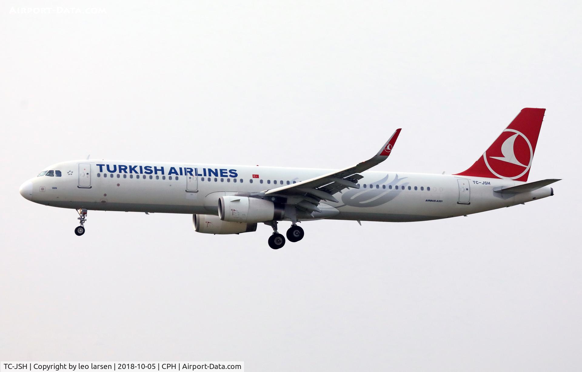 TC-JSH, 2013 Airbus A321-231 C/N 5546, Copenhagen 5.10.2018
