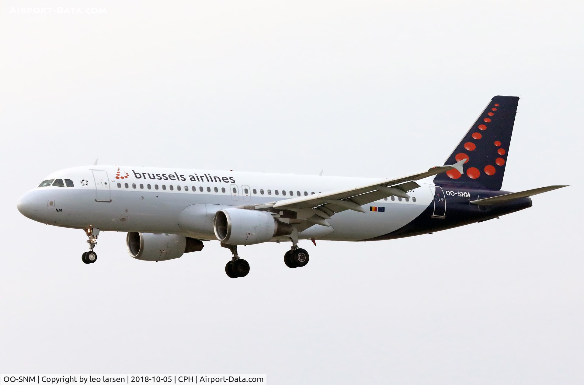 OO-SNM, 2003 Airbus A320-214 C/N 2003, Copenhagen 5.10.2018