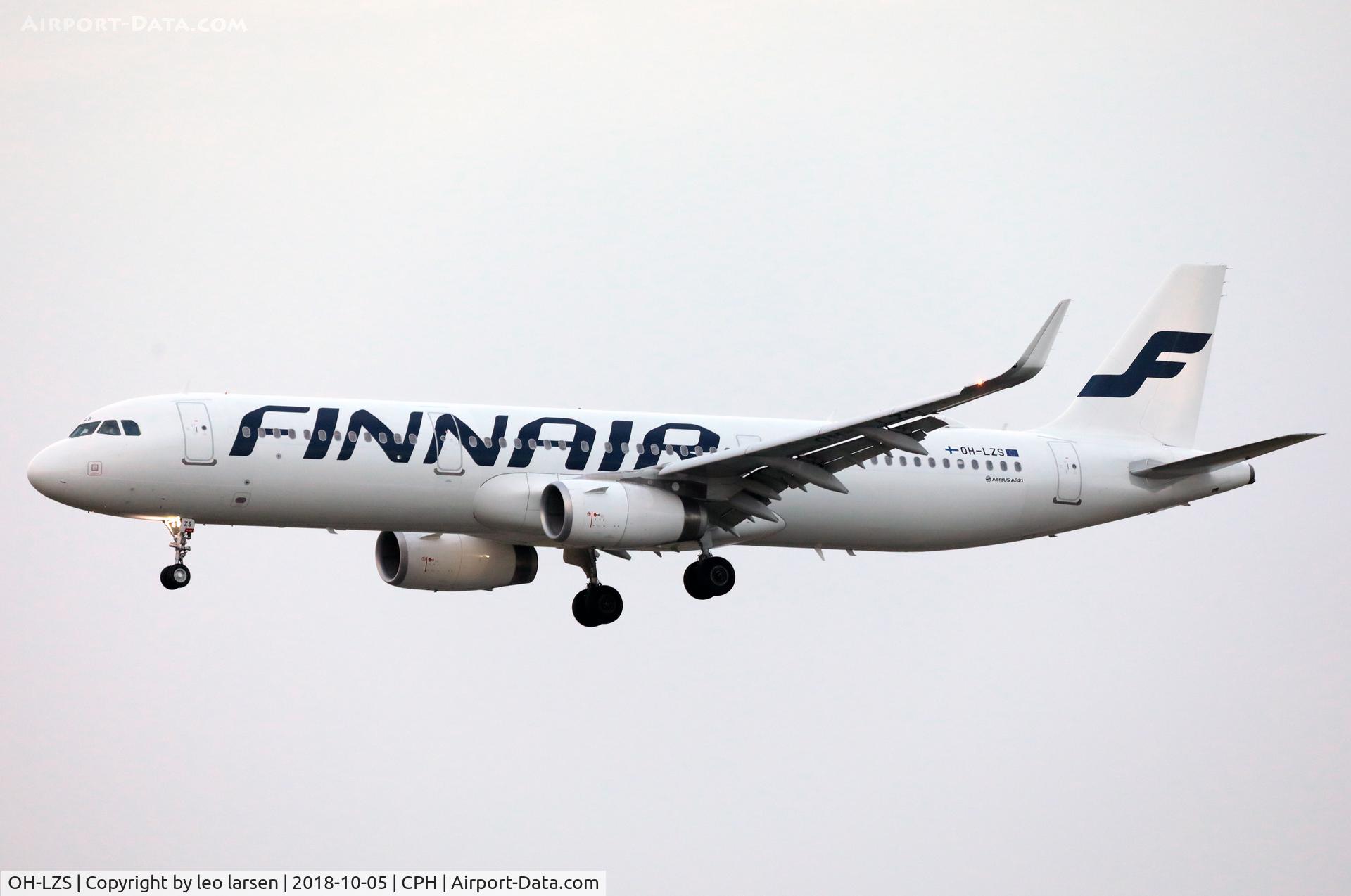 OH-LZS, 2017 Airbus A321-231 C/N 8069, Copenhagen 5.10.2018