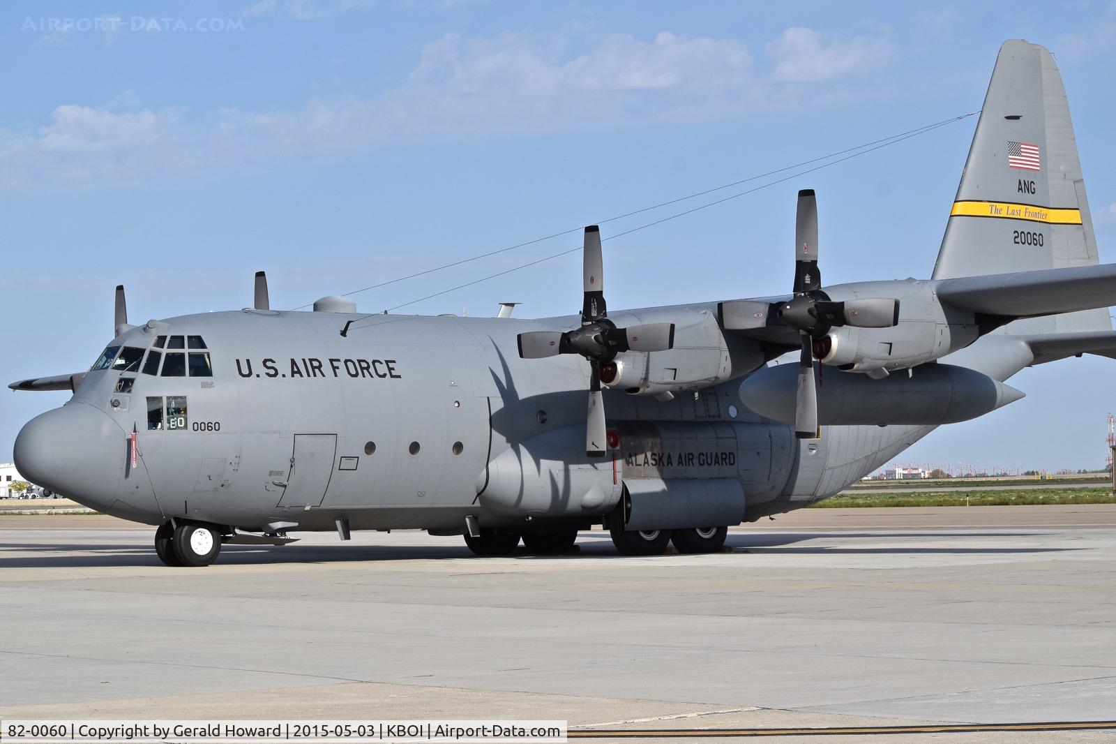 82-0060, 1982 Lockheed C-130H-LM Hercules C/N 382-4979, 144th Airlift Sq., AK ANG divested from ANG on 3-5-17.