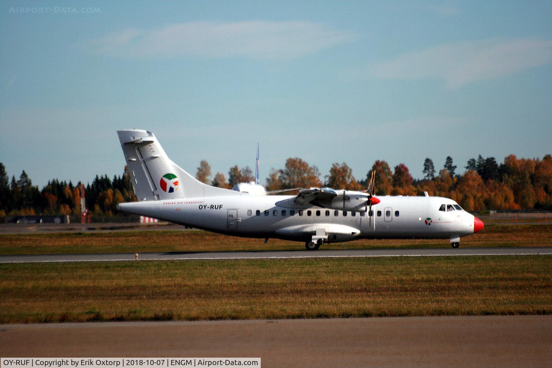 OY-RUF, 1997 ATR 42-500 C/N 515, OY-RUF in OSL