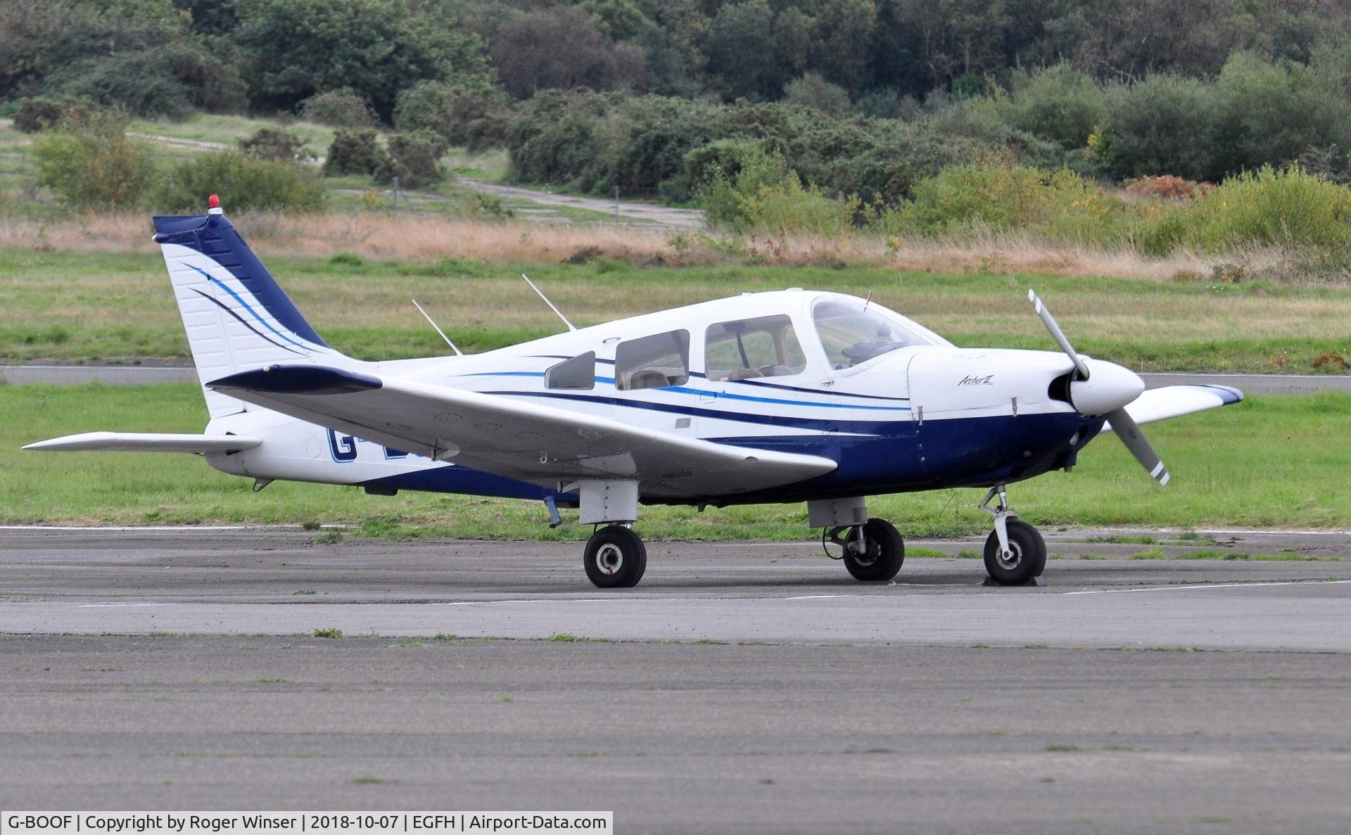 G-BOOF, 1978 Piper PA-28-181 Cherokee Archer II C/N 28-7890084, Visiting Archer II.