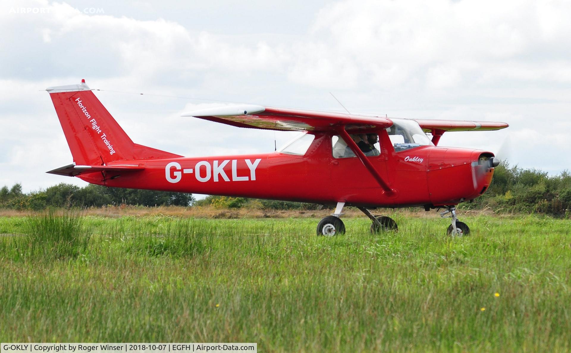 G-OKLY, 1970 Reims F150K C/N 0577, Visiting Reims Cessna F150K.
