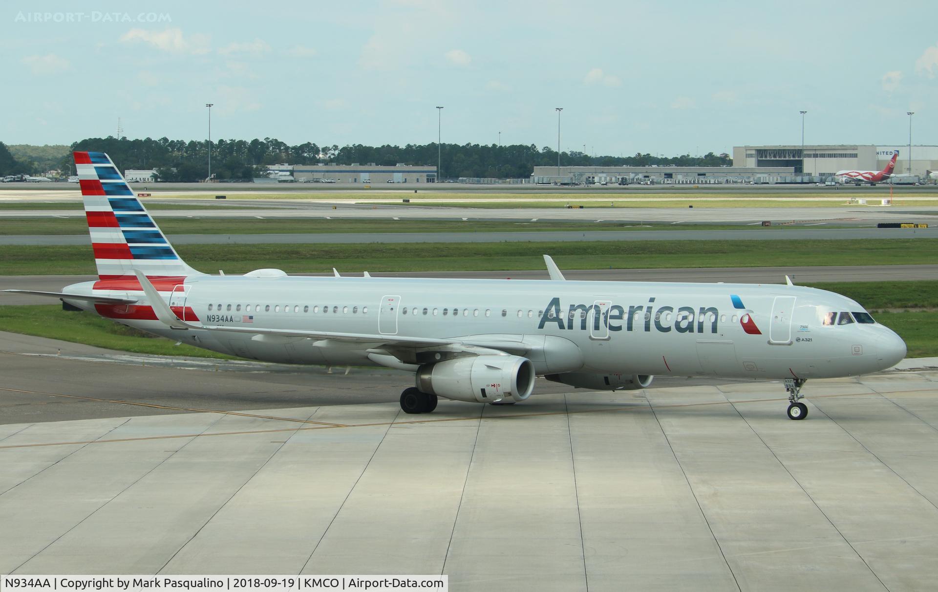 N934AA, 2017 Airbus A321-231 C/N 7500, Airbus A321-231