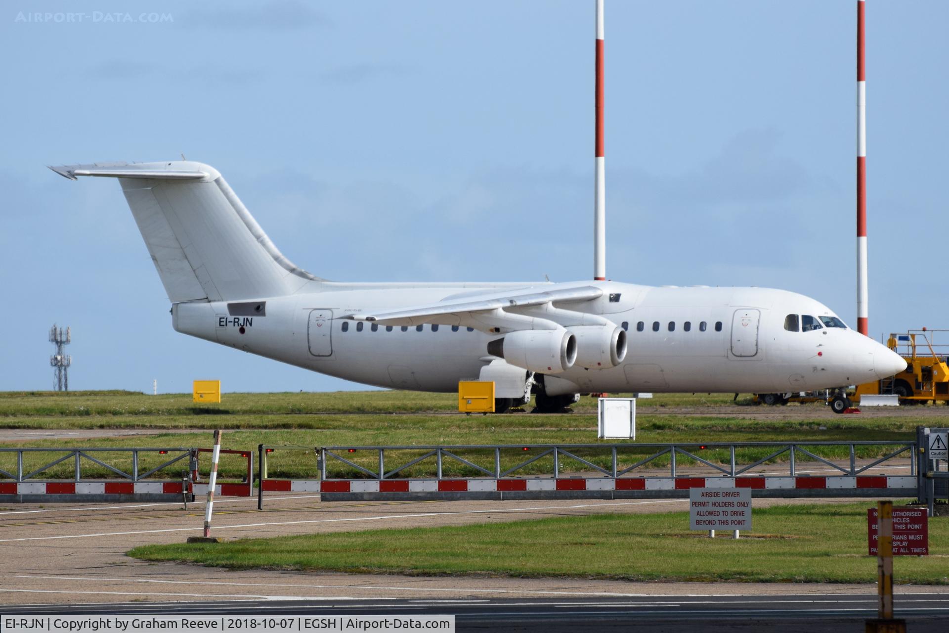 EI-RJN, 1999 BAE Systems Avro 146-RJ85 C/N E.2351, Now in an all white scheme.