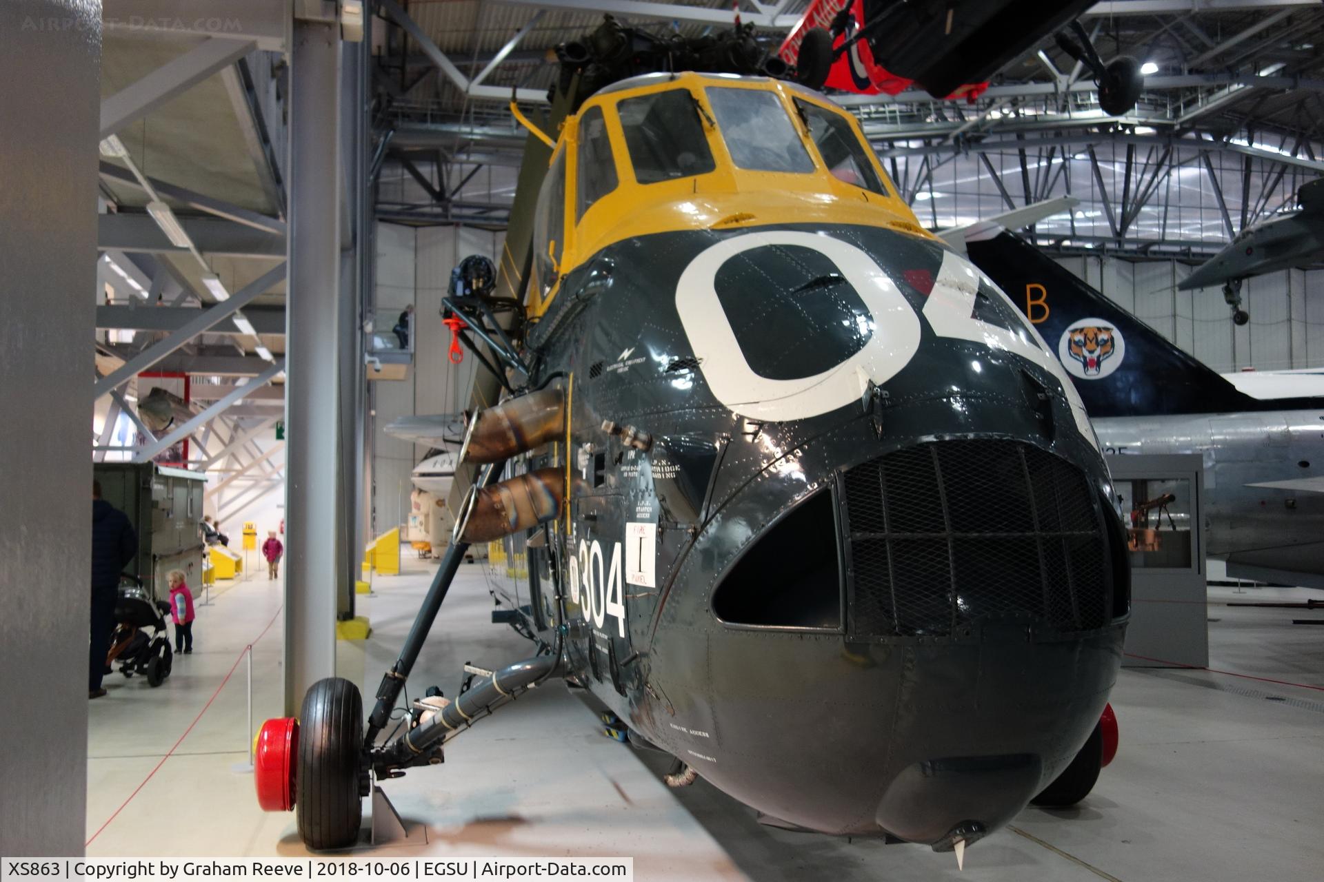 XS863, 1965 Westland Wessex HAS.1 C/N WA243, On display at the IWM, Duxford.