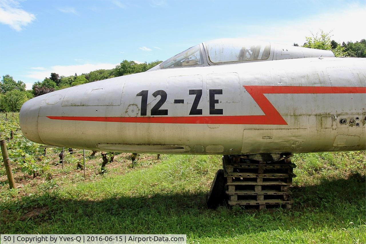 50, Dassault Super Mystere B.2 C/N 50, Dassault Super Mystere B.2, Savigny-Les Beaune Museum